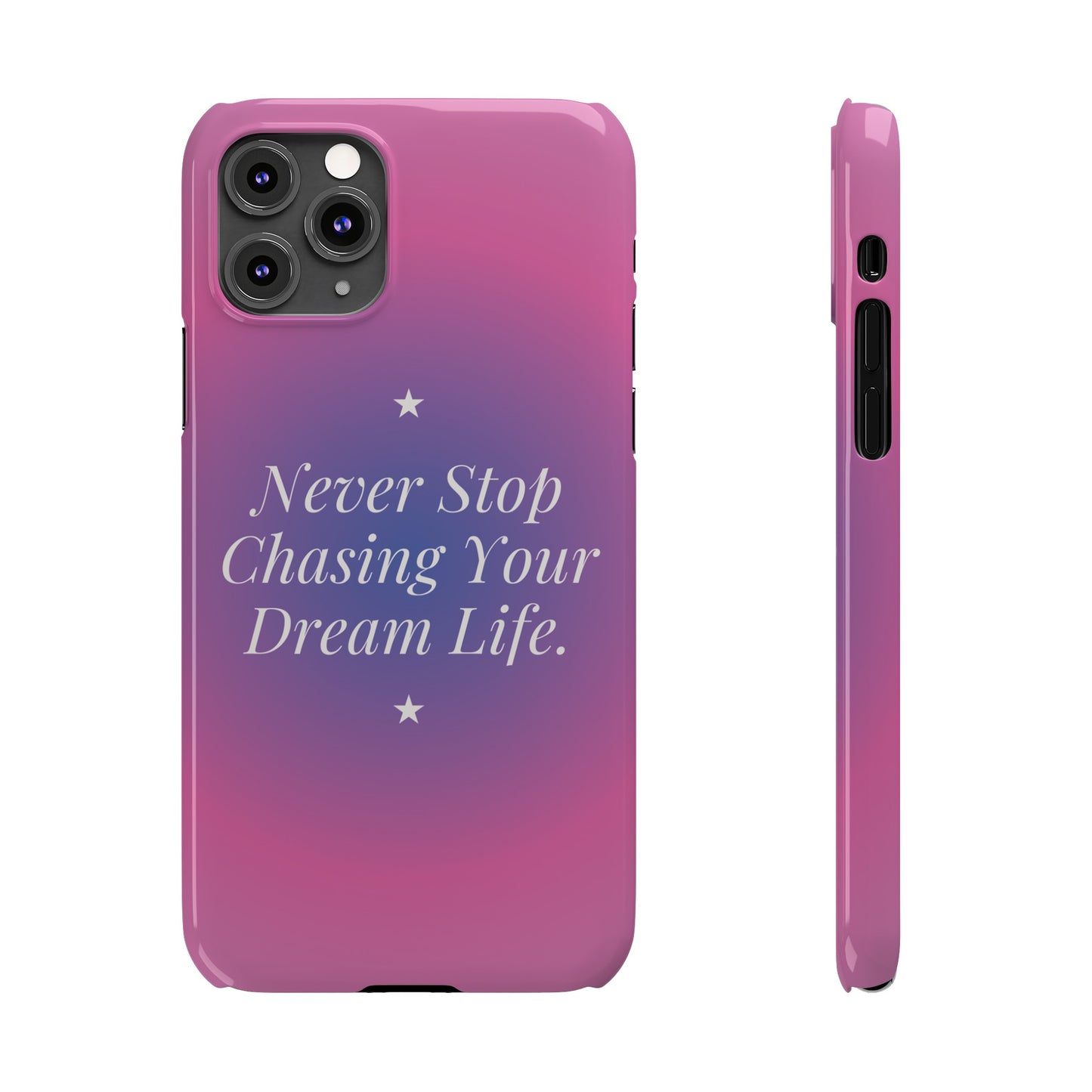 Never Stop iPhone Case