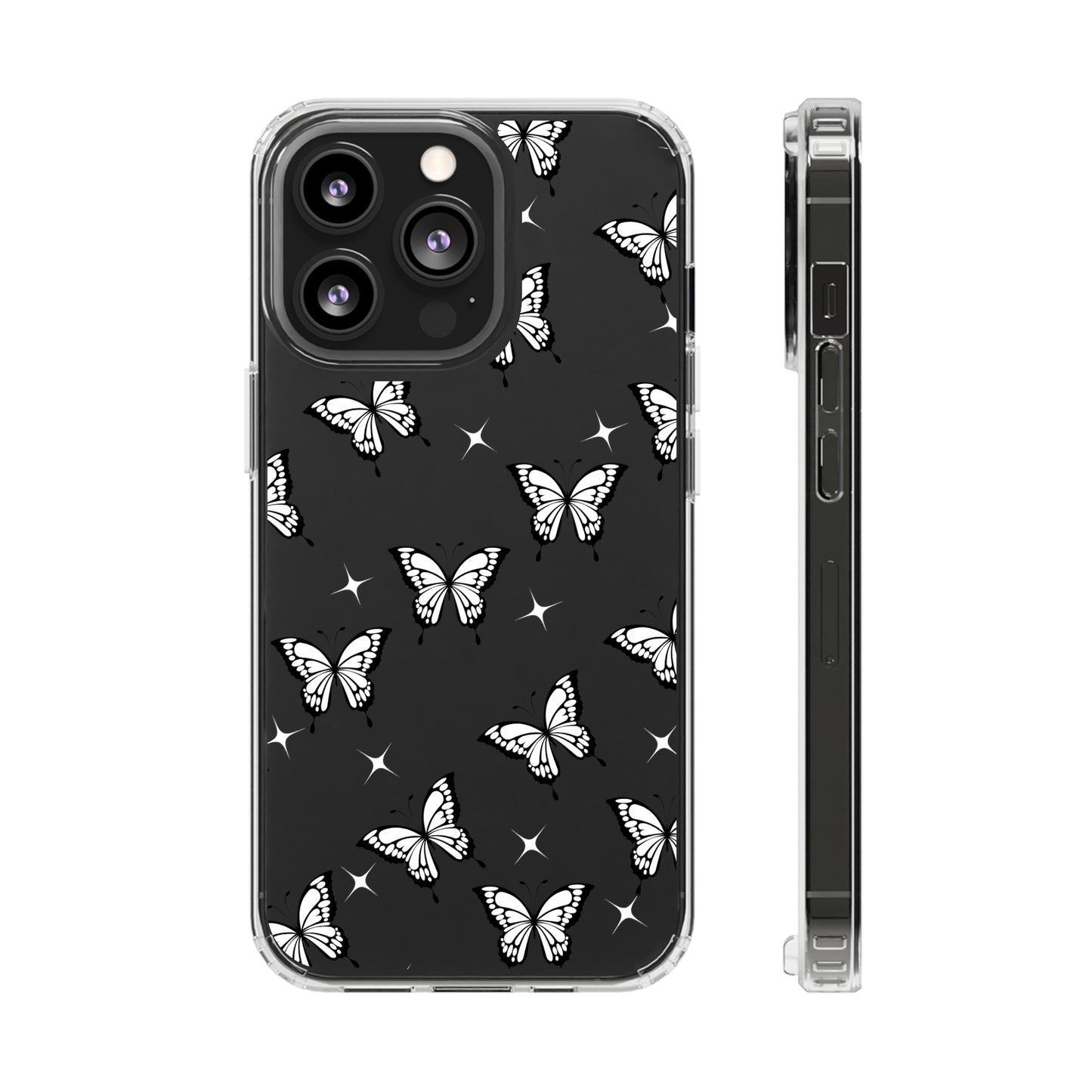 Clear Butterfly iPhone Caae