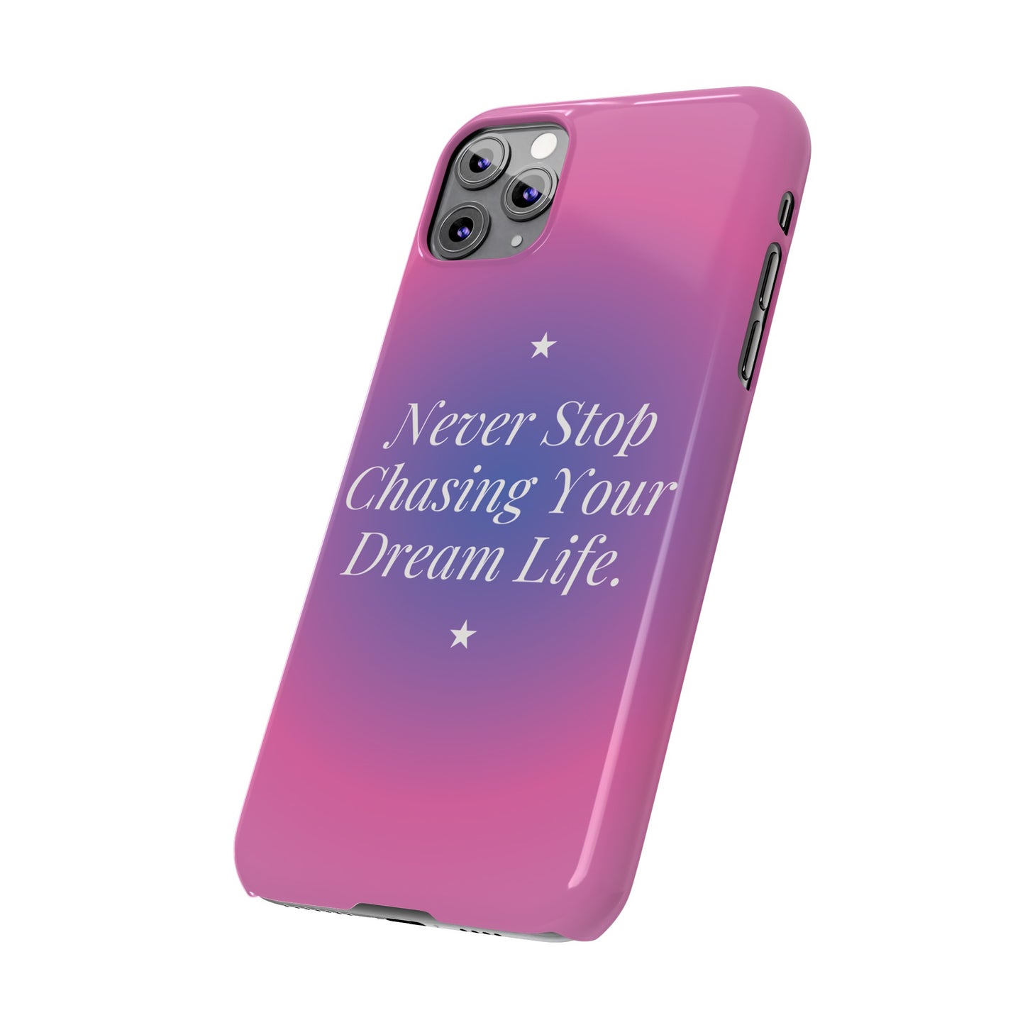 Never Stop iPhone Case