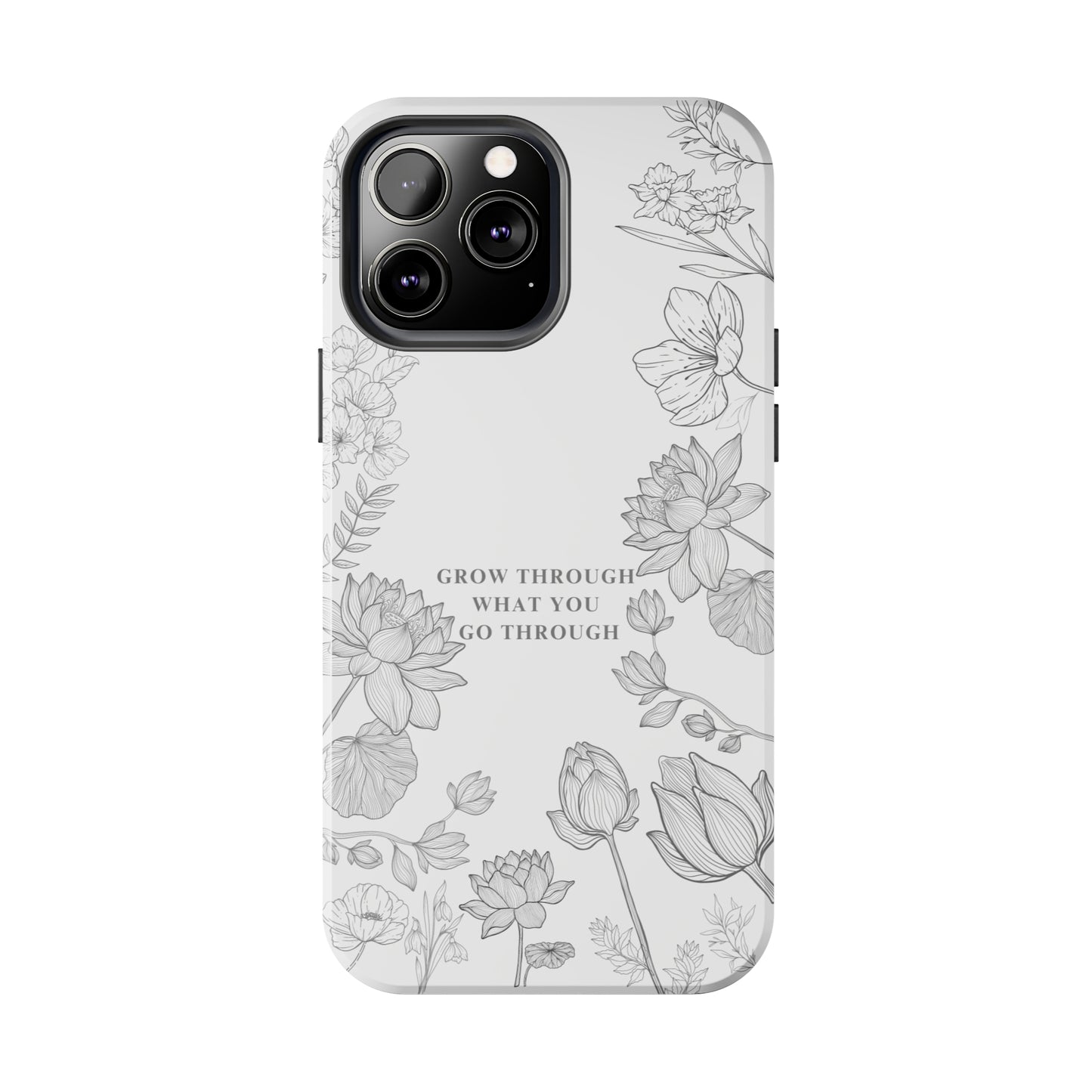 Flower Stencil iPhone Case