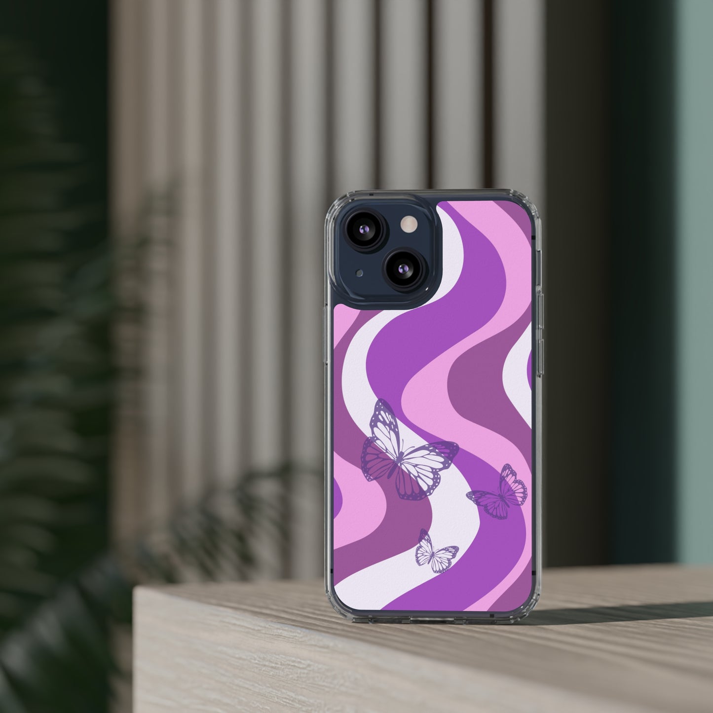 Purple Butterfly iPhone Case