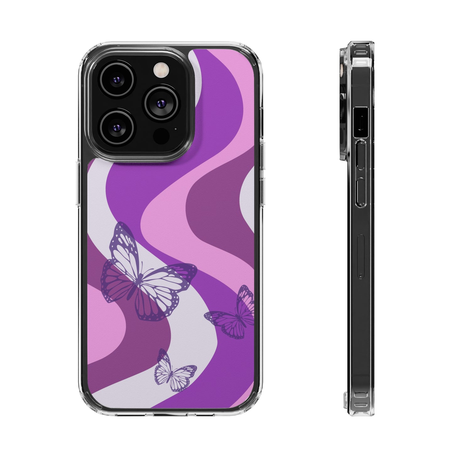 Purple Butterfly iPhone Case