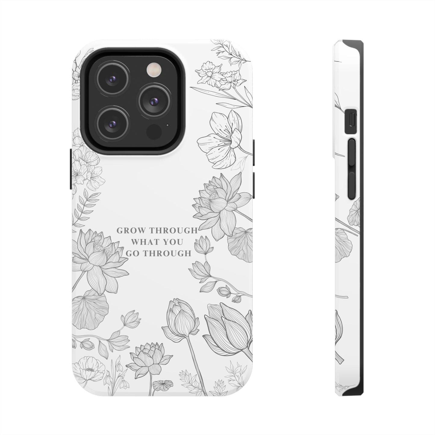 Flower Stencil iPhone Case