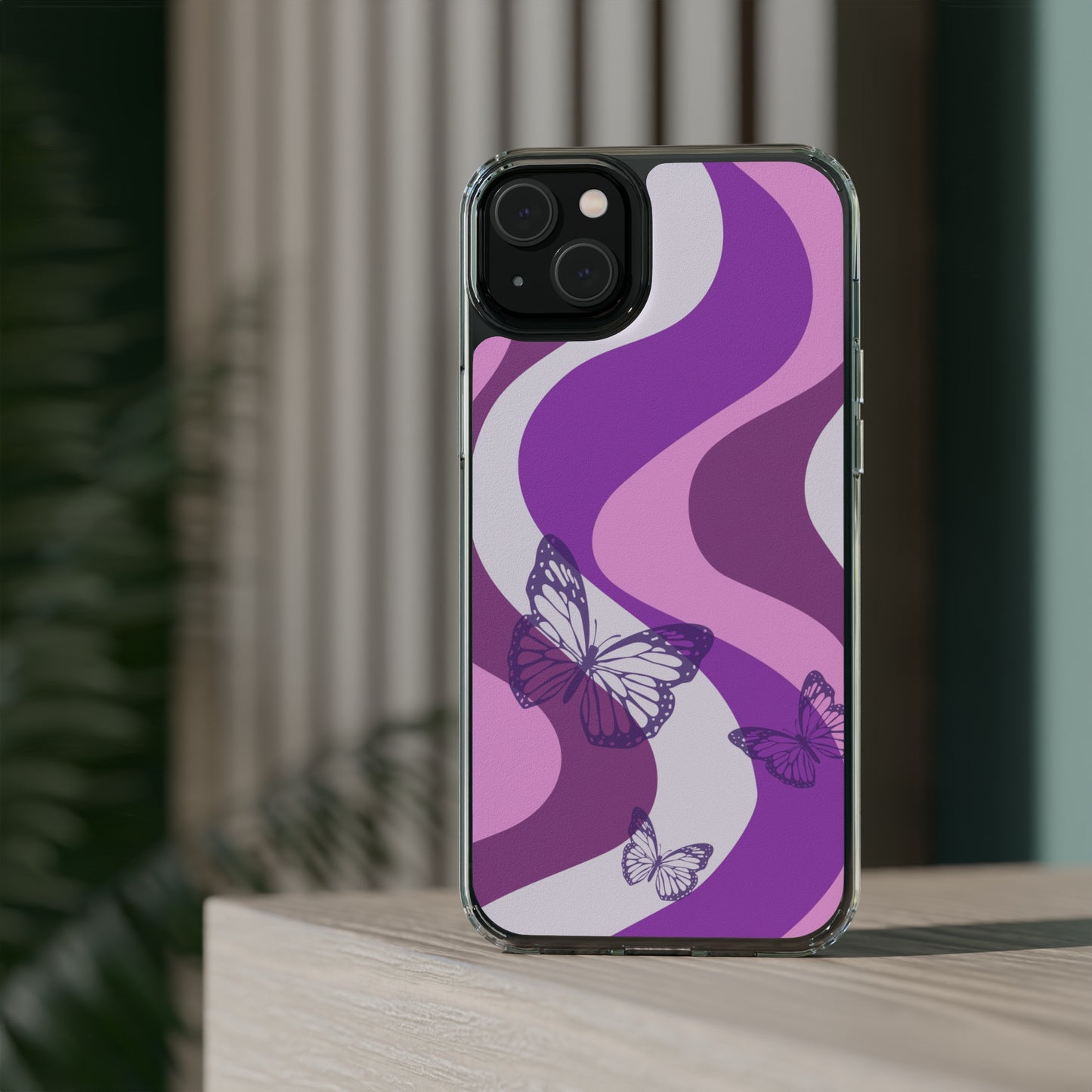 Purple Butterfly iPhone Case