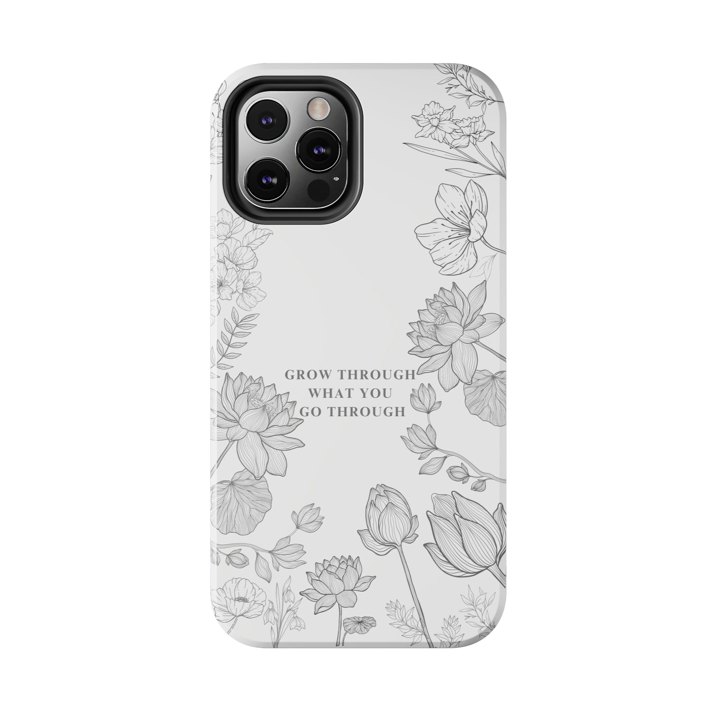 Flower Stencil iPhone Case