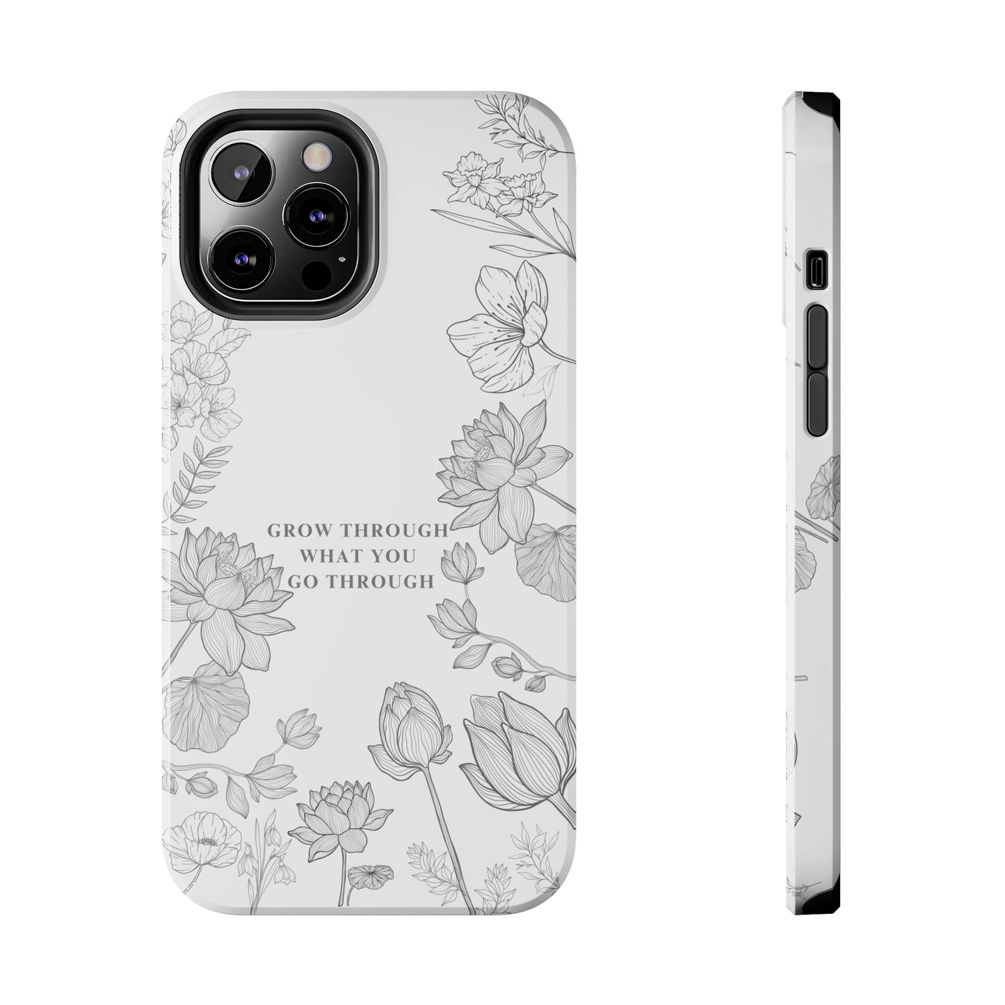 Flower Stencil iPhone Case