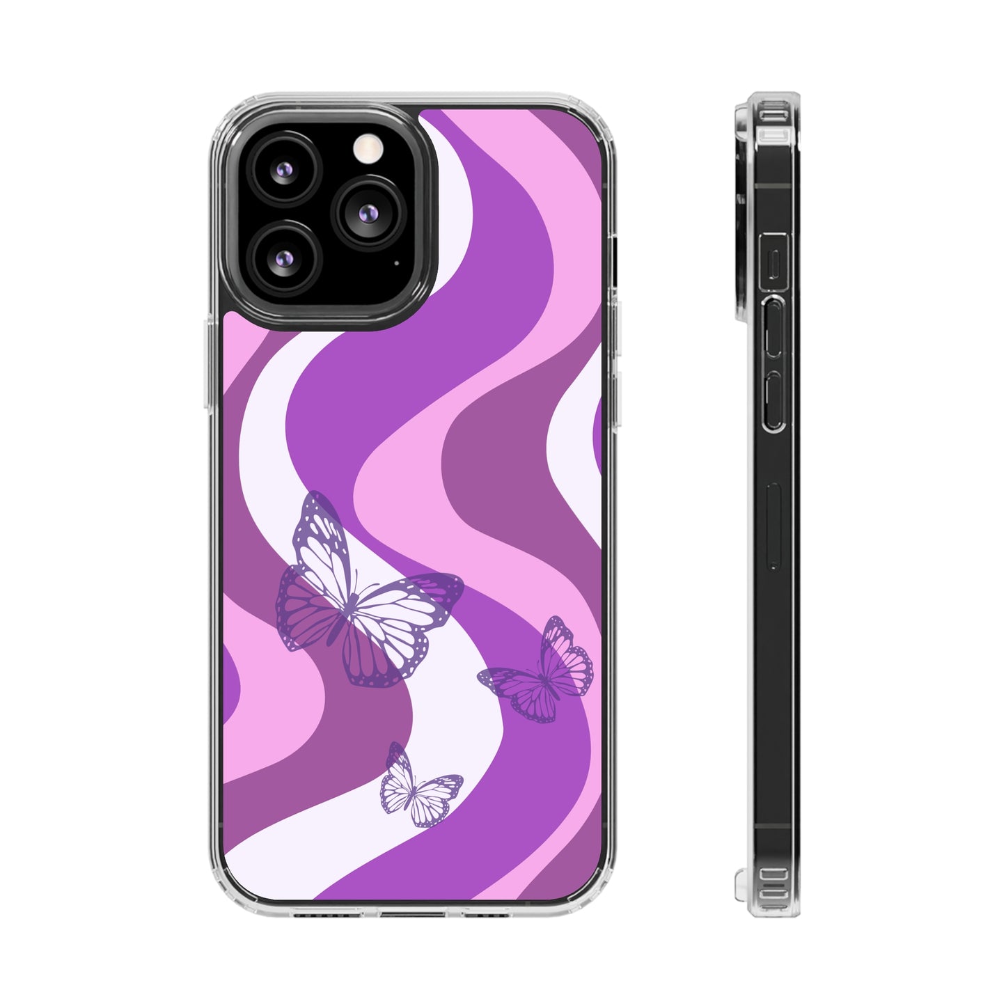 Purple Butterfly iPhone Case