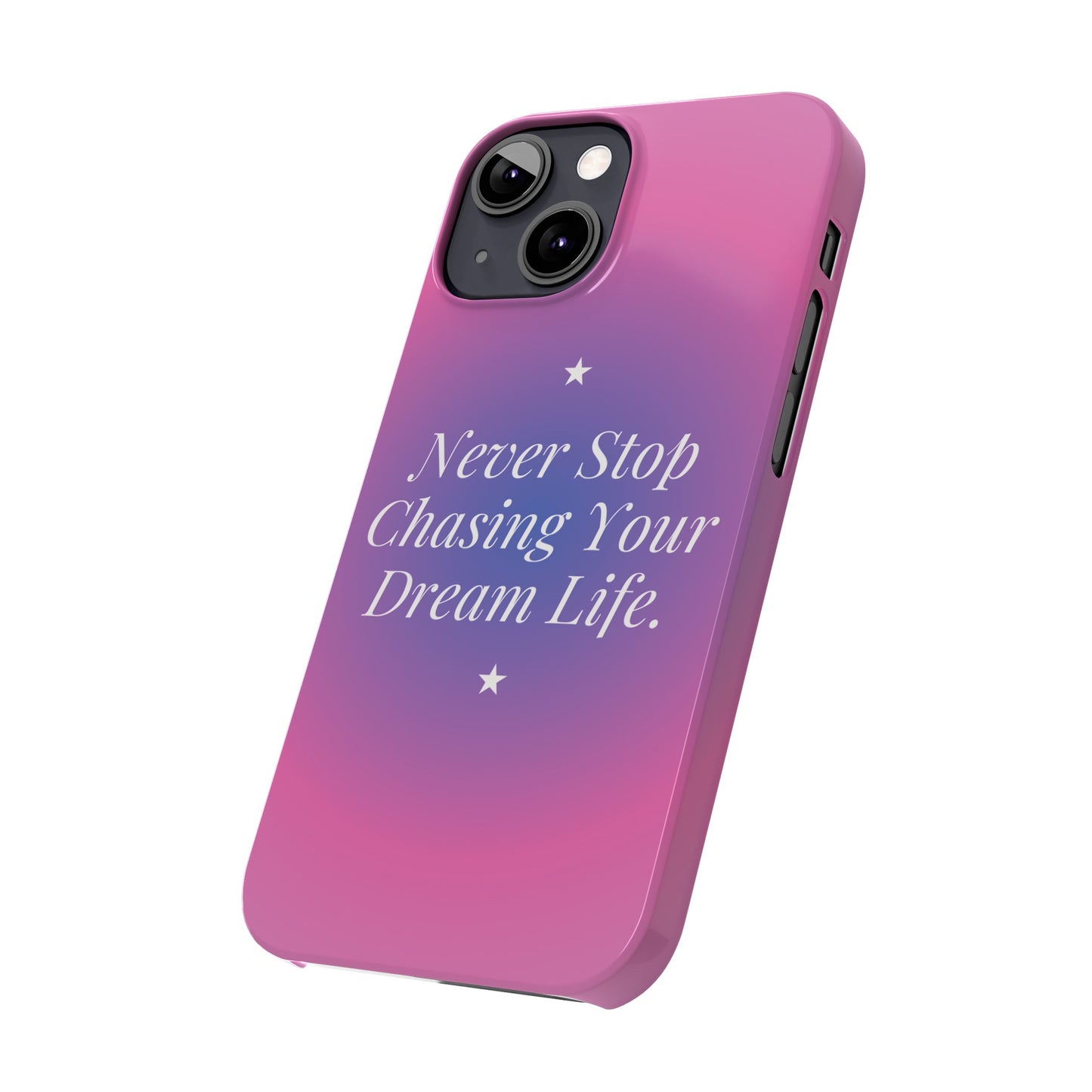 Never Stop iPhone Case