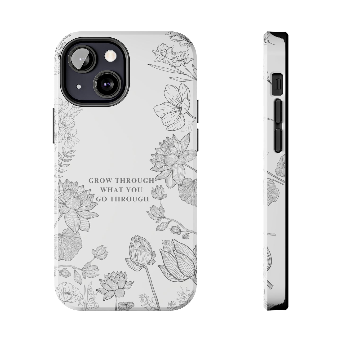 Flower Stencil iPhone Case