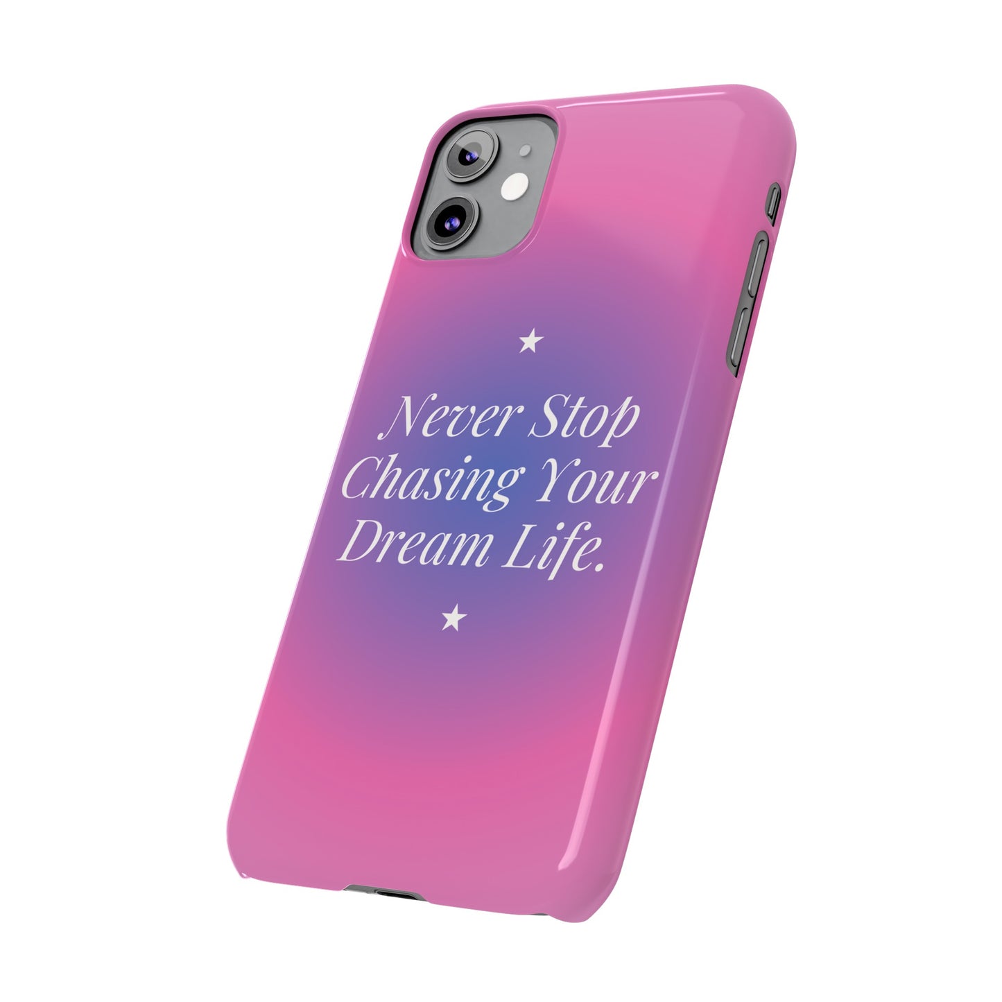 Never Stop iPhone Case