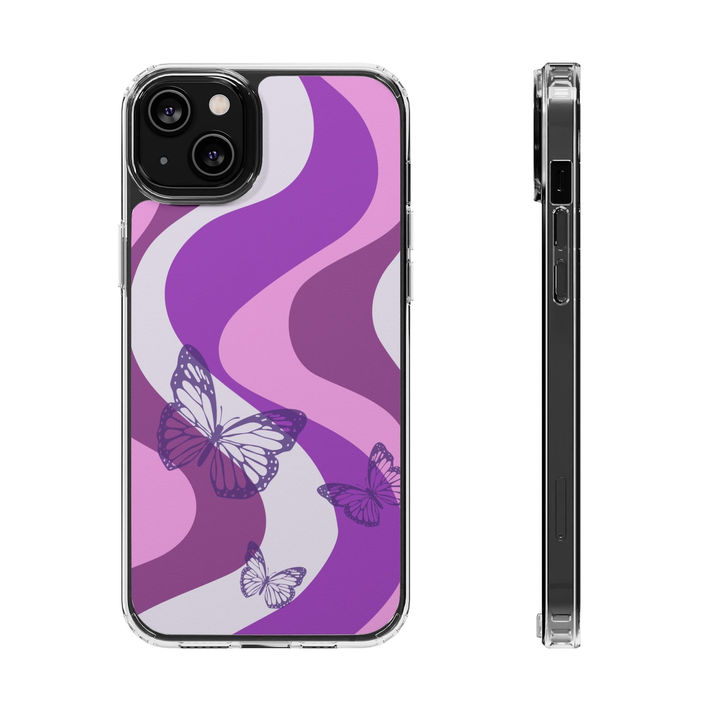 Purple Butterfly iPhone Case