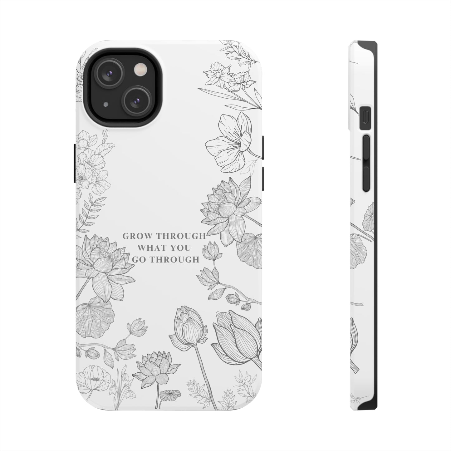 Flower Stencil iPhone Case