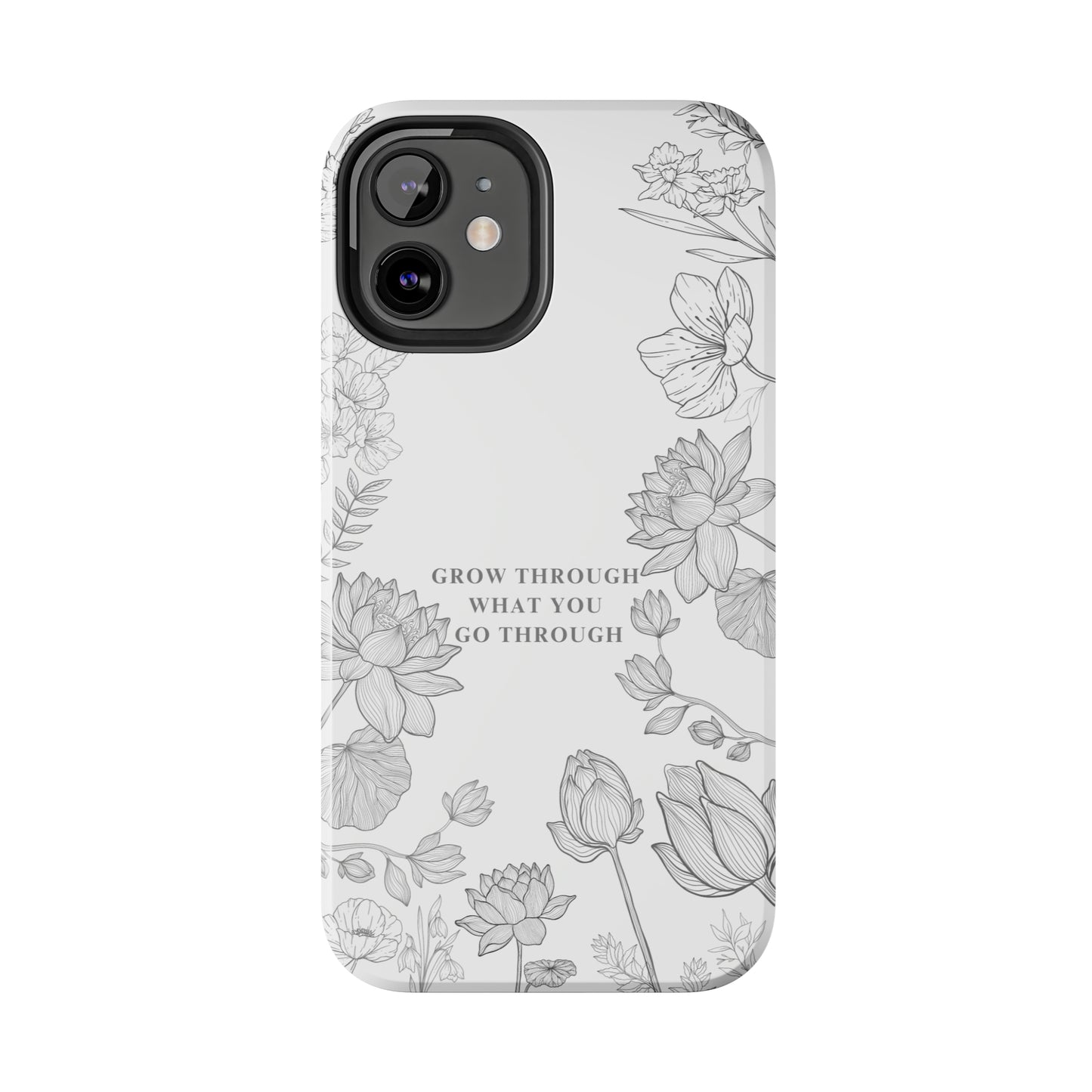 Flower Stencil iPhone Case