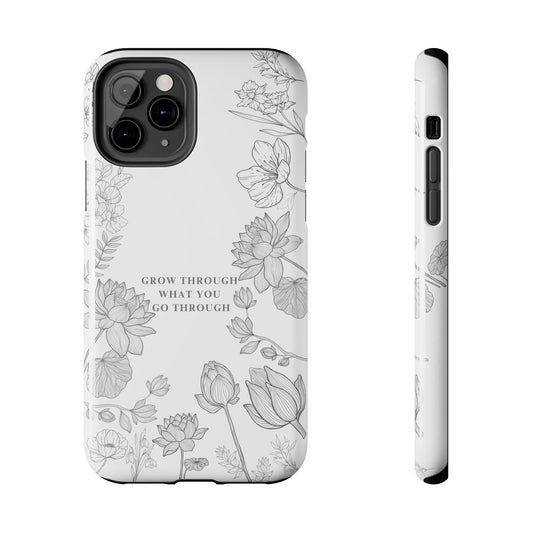 Flower Stencil iPhone Case