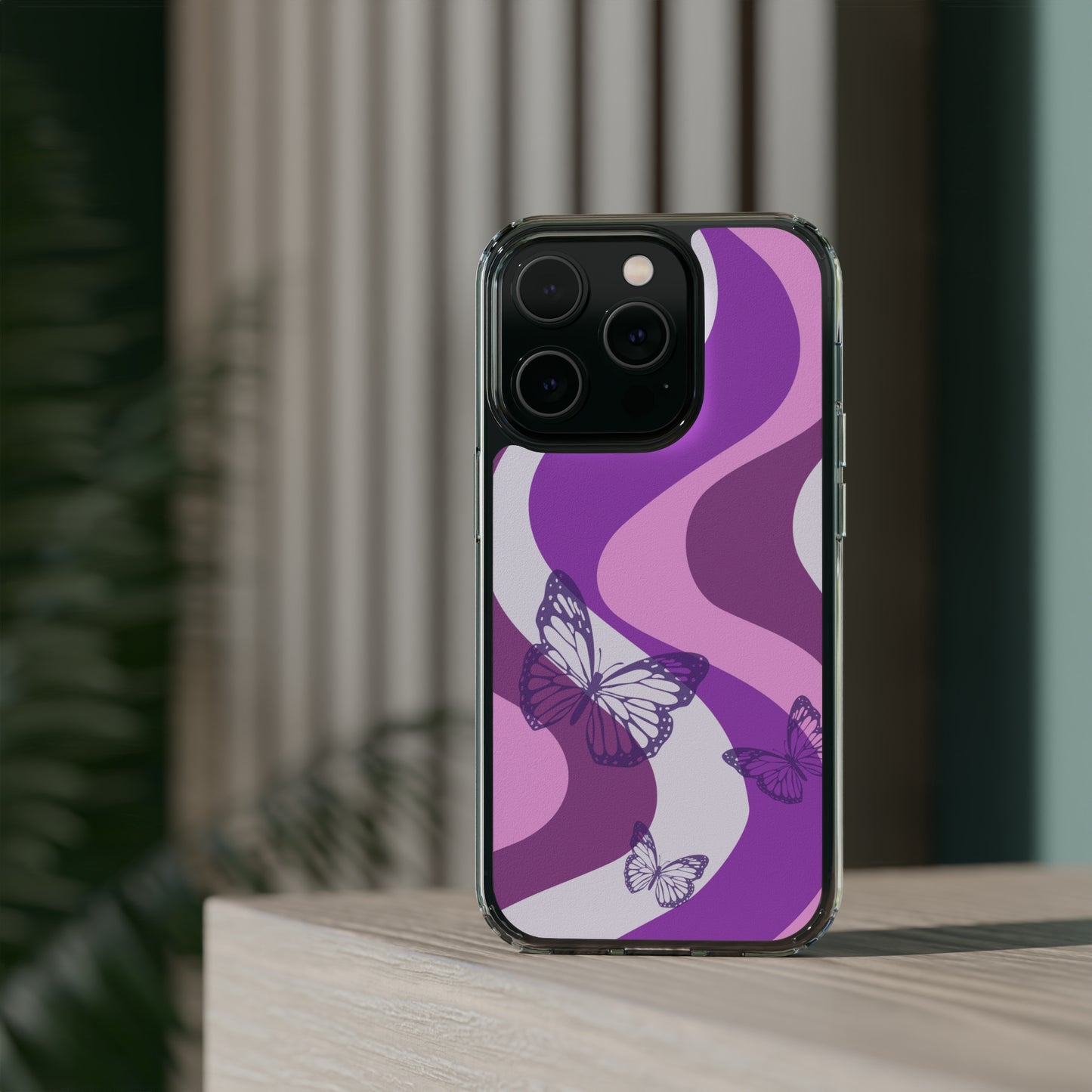 Purple Butterfly iPhone Case