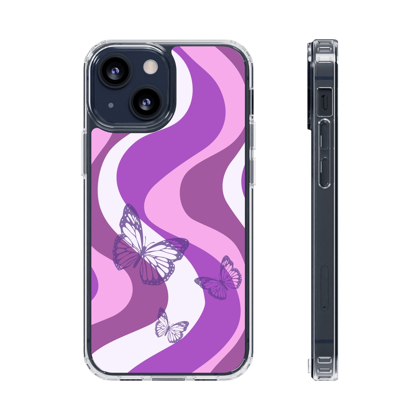 Purple Butterfly iPhone Case