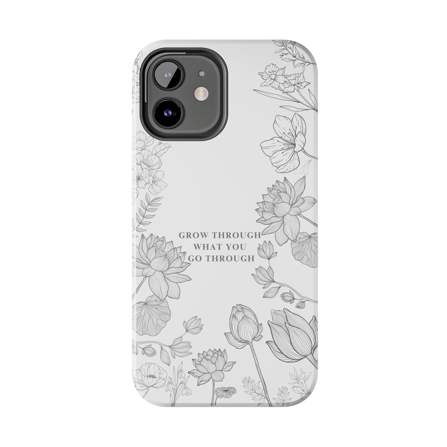 Flower Stencil iPhone Case