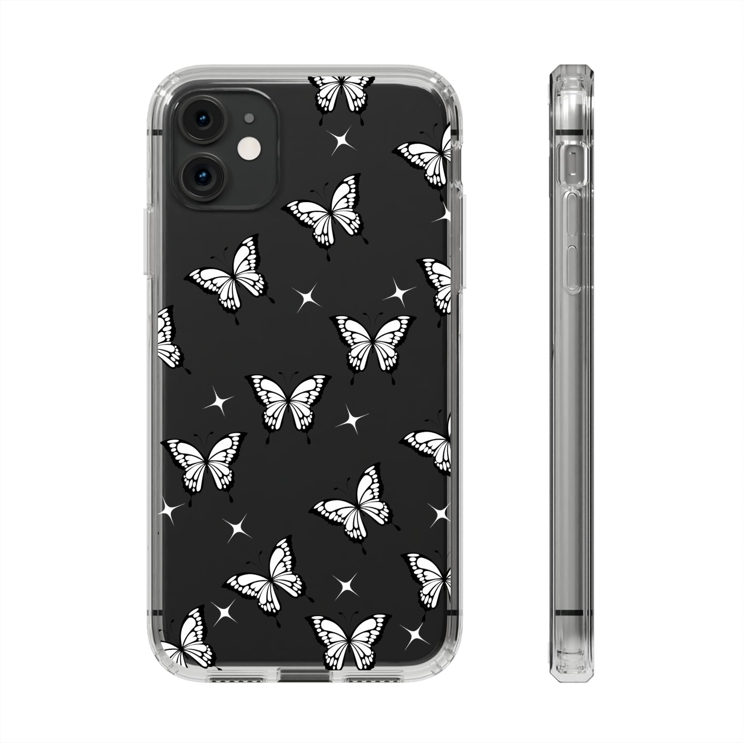 Clear Butterfly iPhone Caae