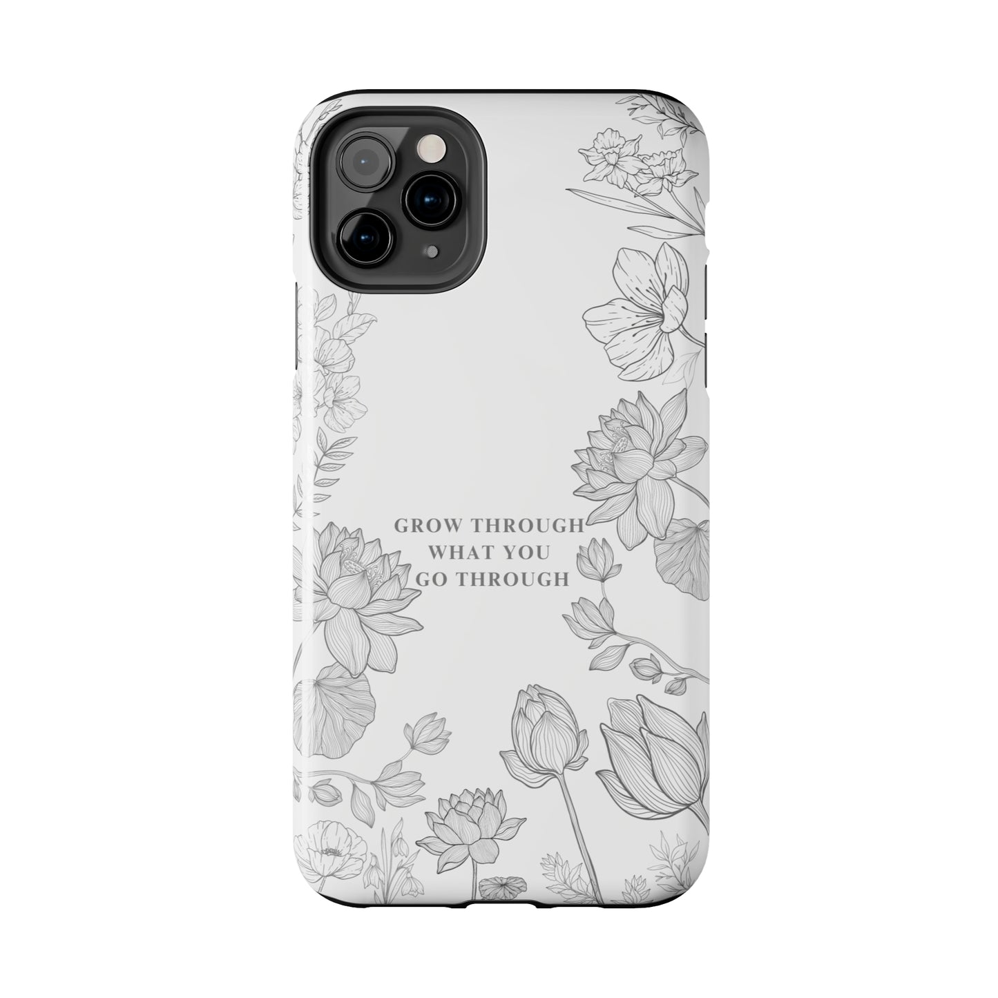 Flower Stencil iPhone Case