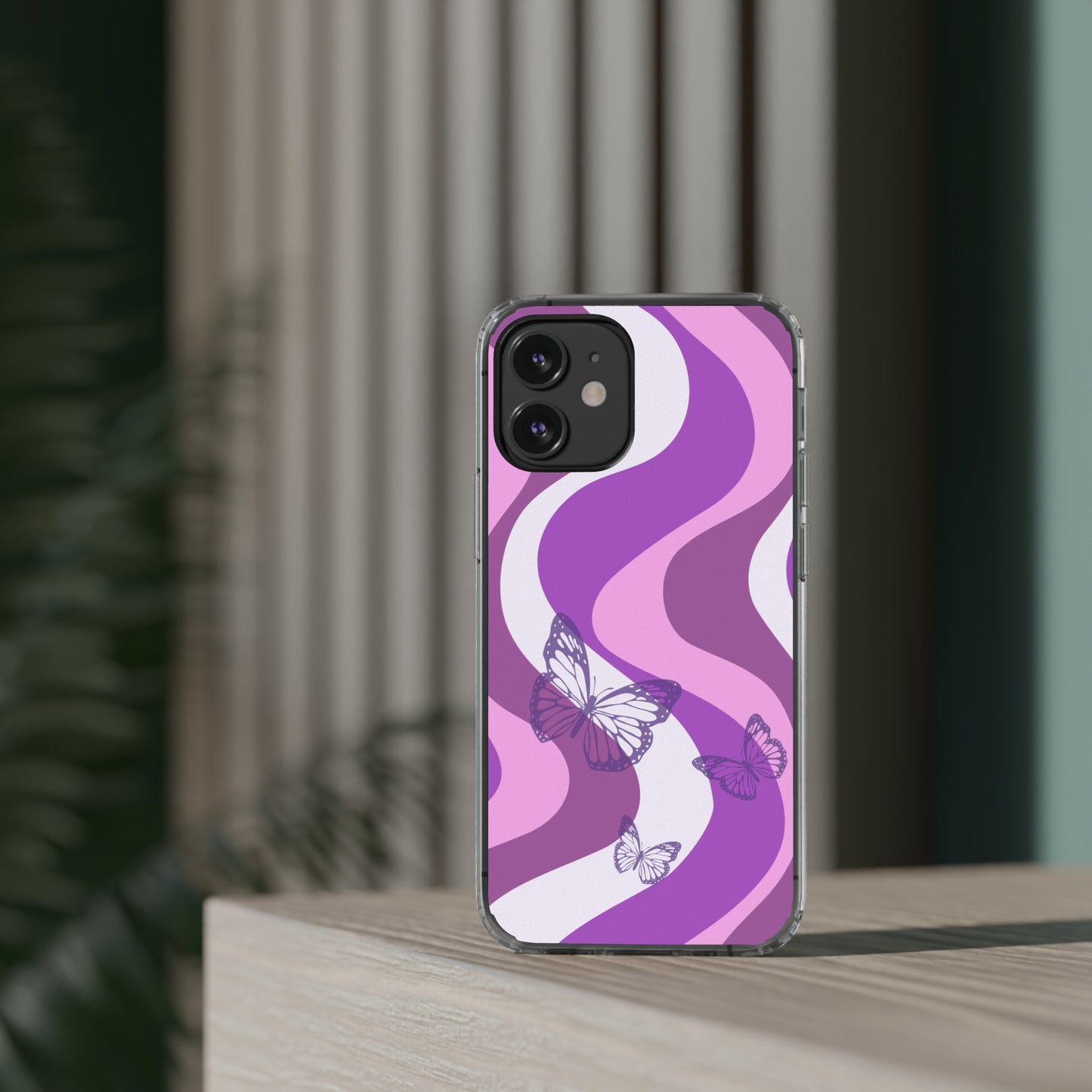 Purple Butterfly iPhone Case