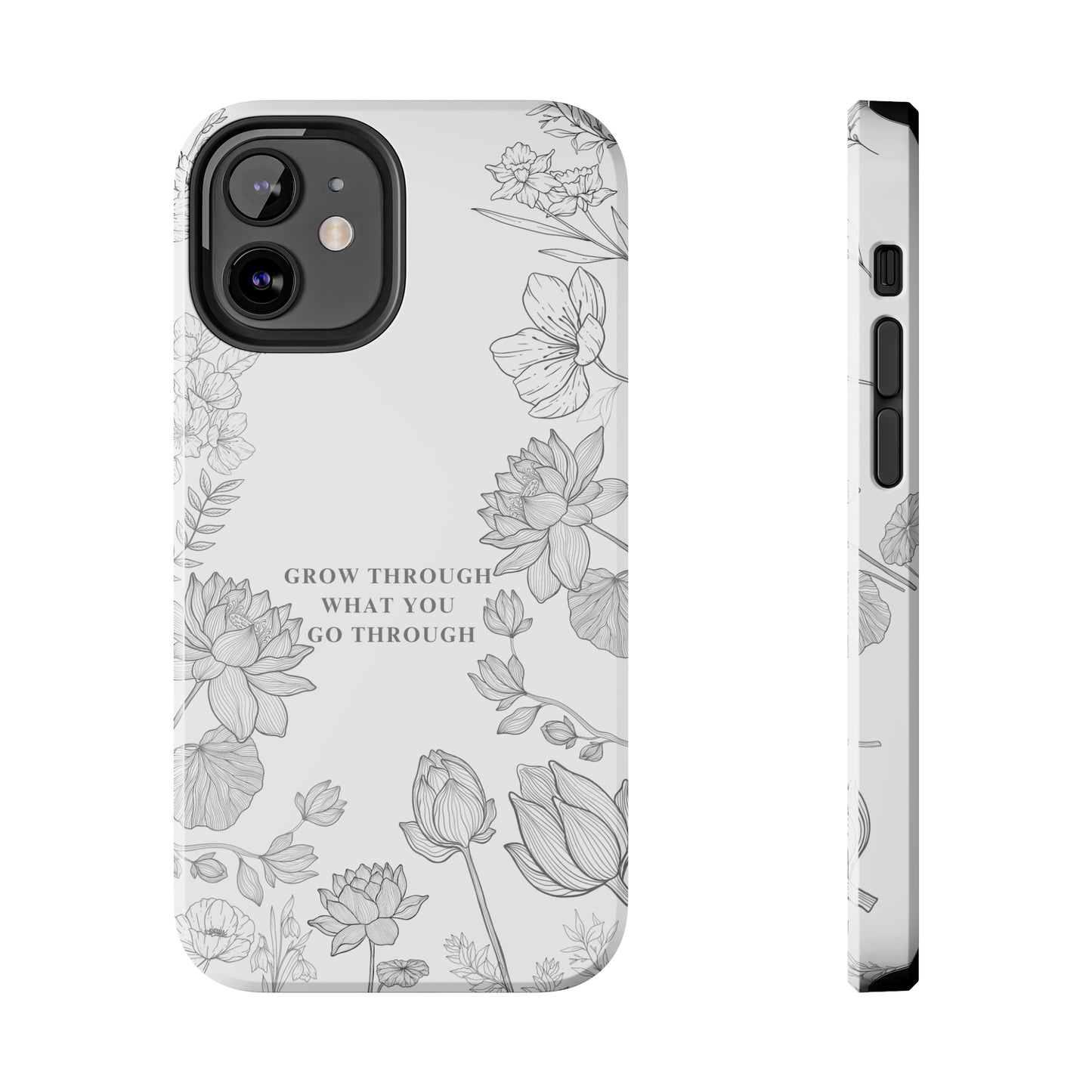 Flower Stencil iPhone Case