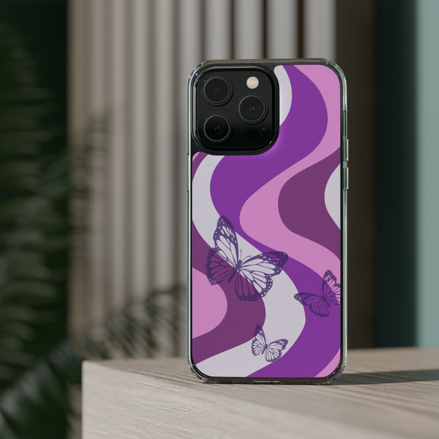 Purple Butterfly iPhone Case