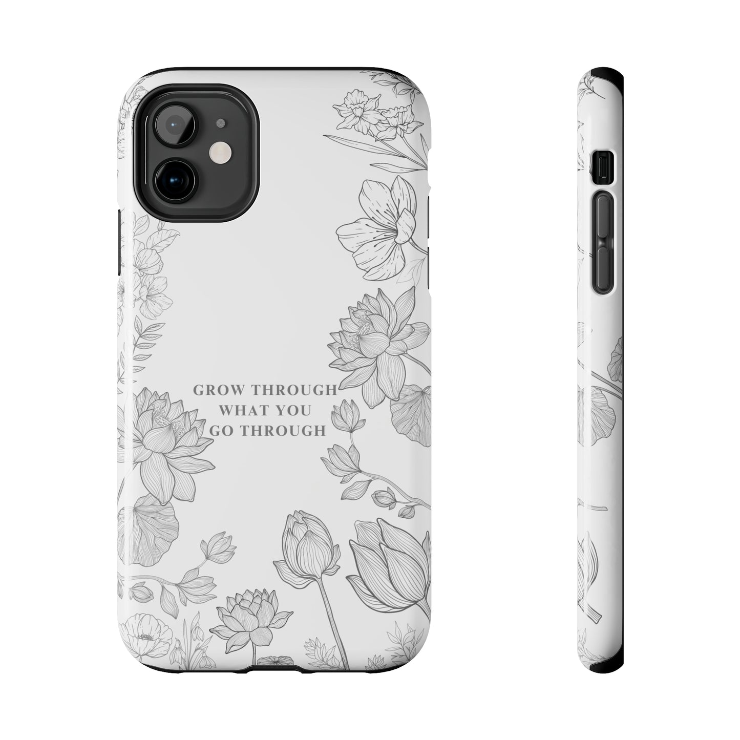 Flower Stencil iPhone Case