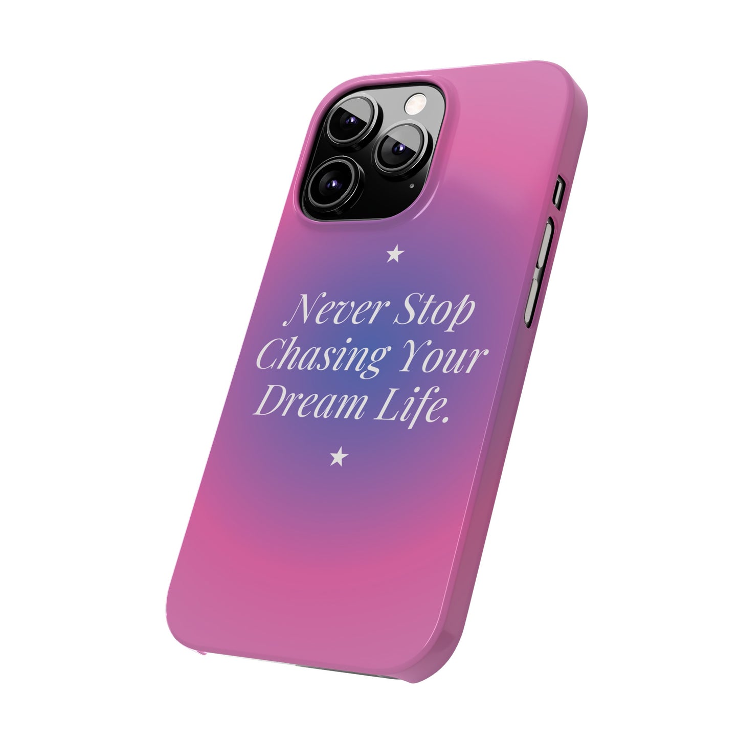 Never Stop iPhone Case