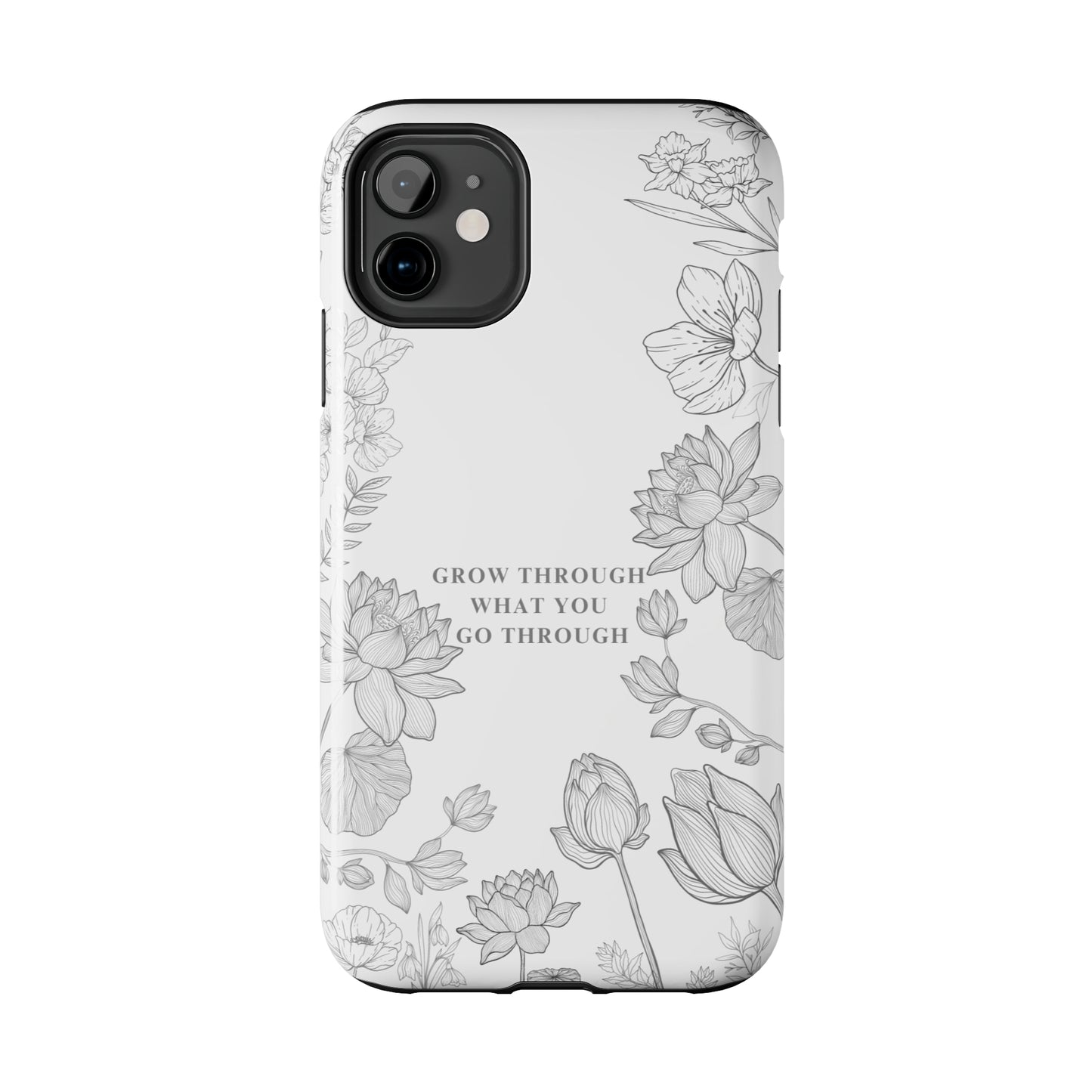 Flower Stencil iPhone Case