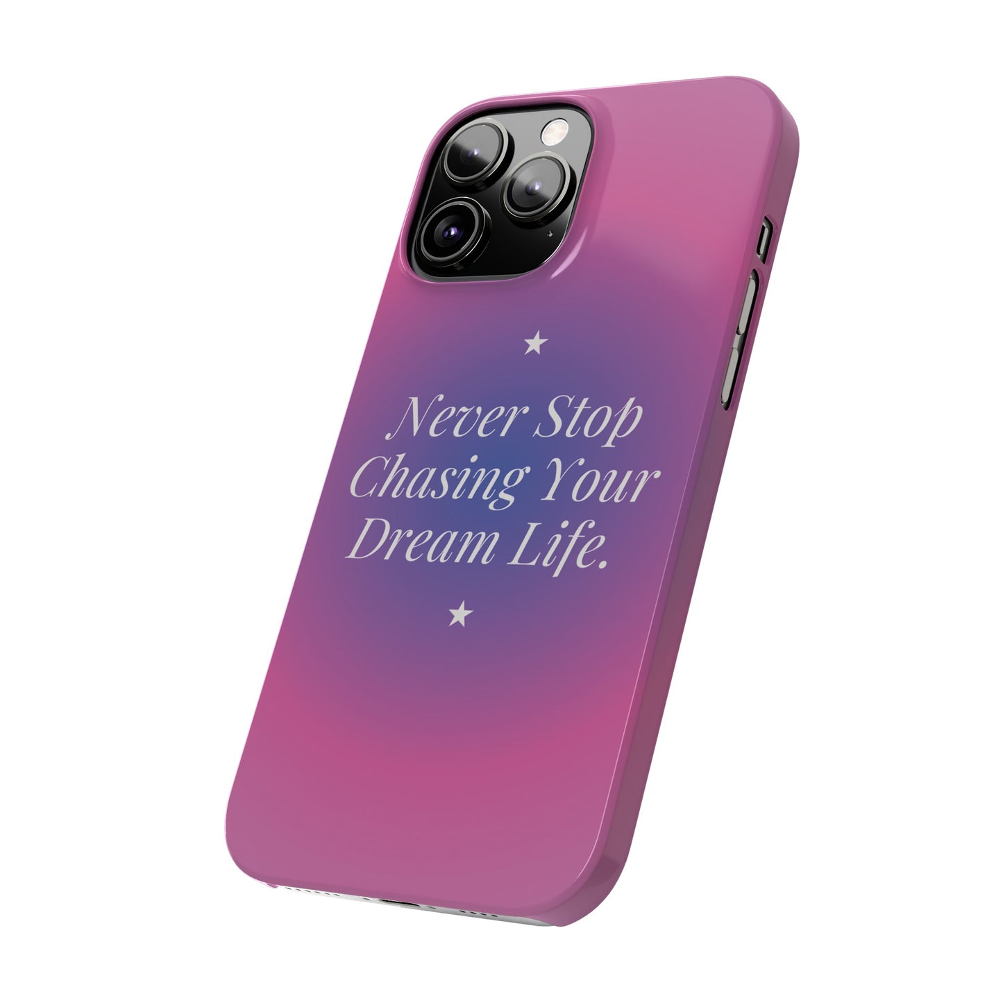 Never Stop iPhone Case