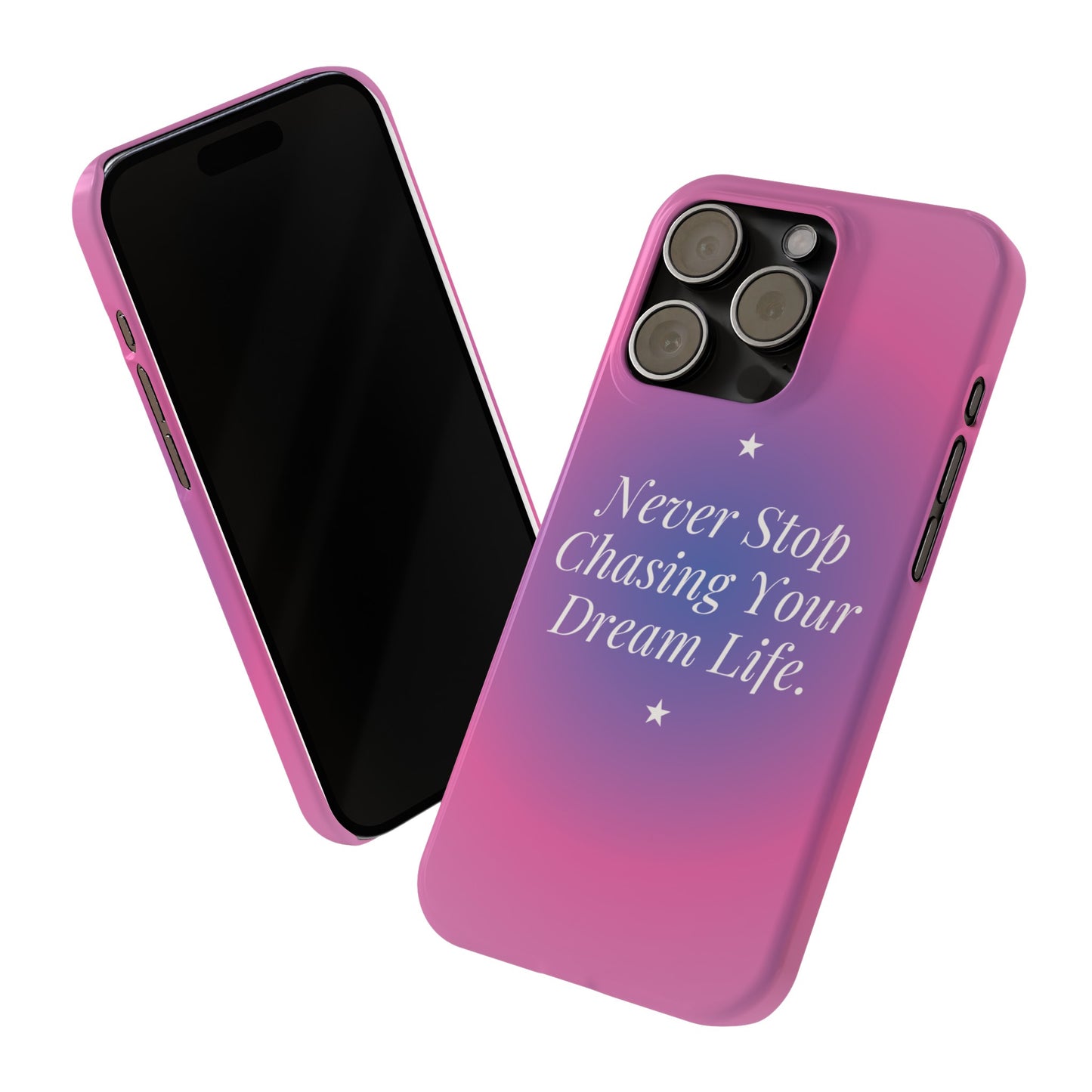 Never Stop iPhone Case