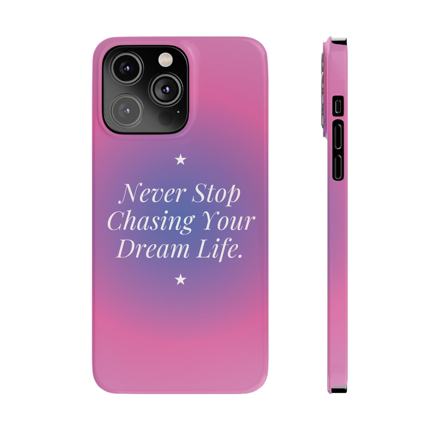 Never Stop iPhone Case