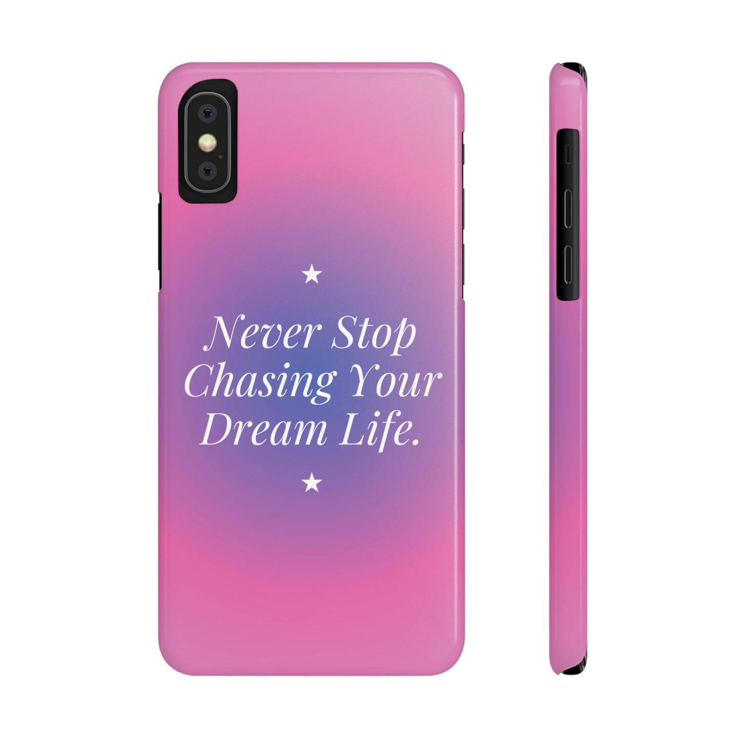 Never Stop iPhone Case