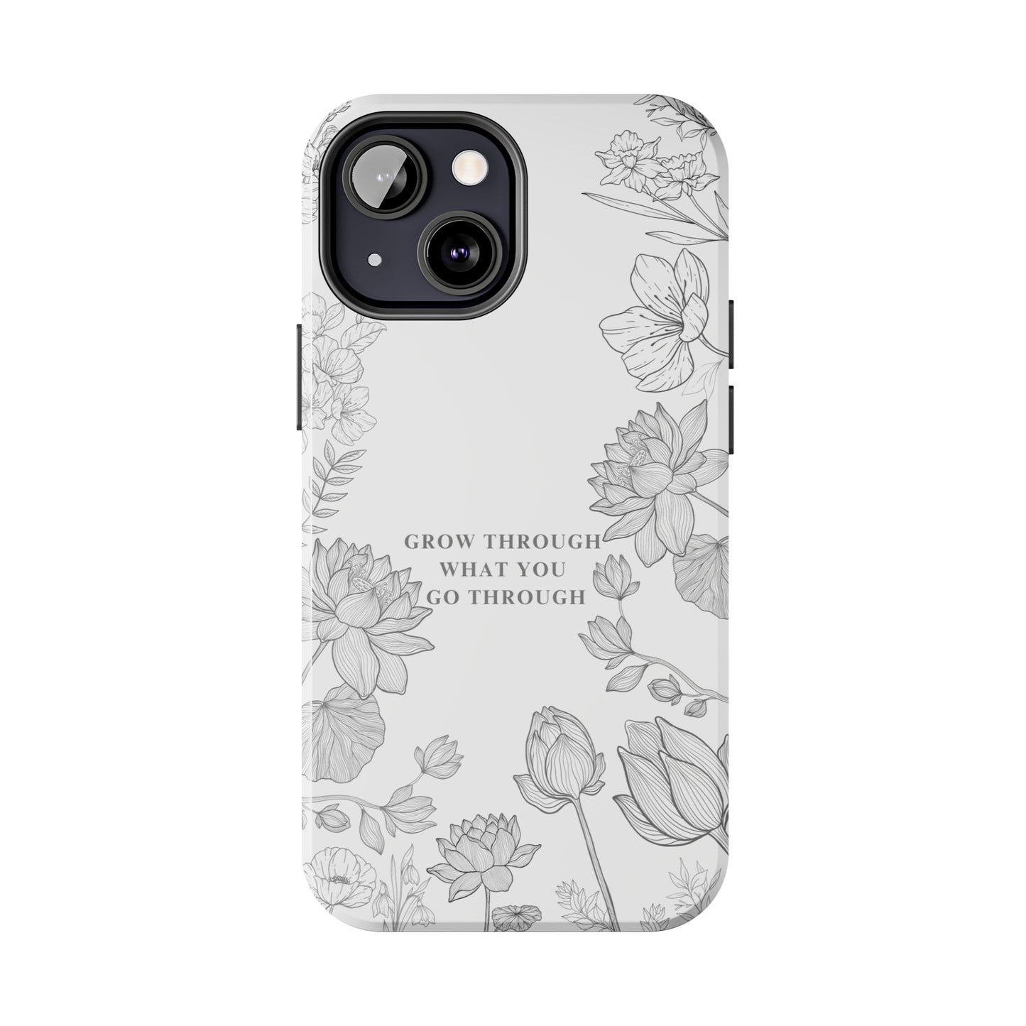 Flower Stencil iPhone Case