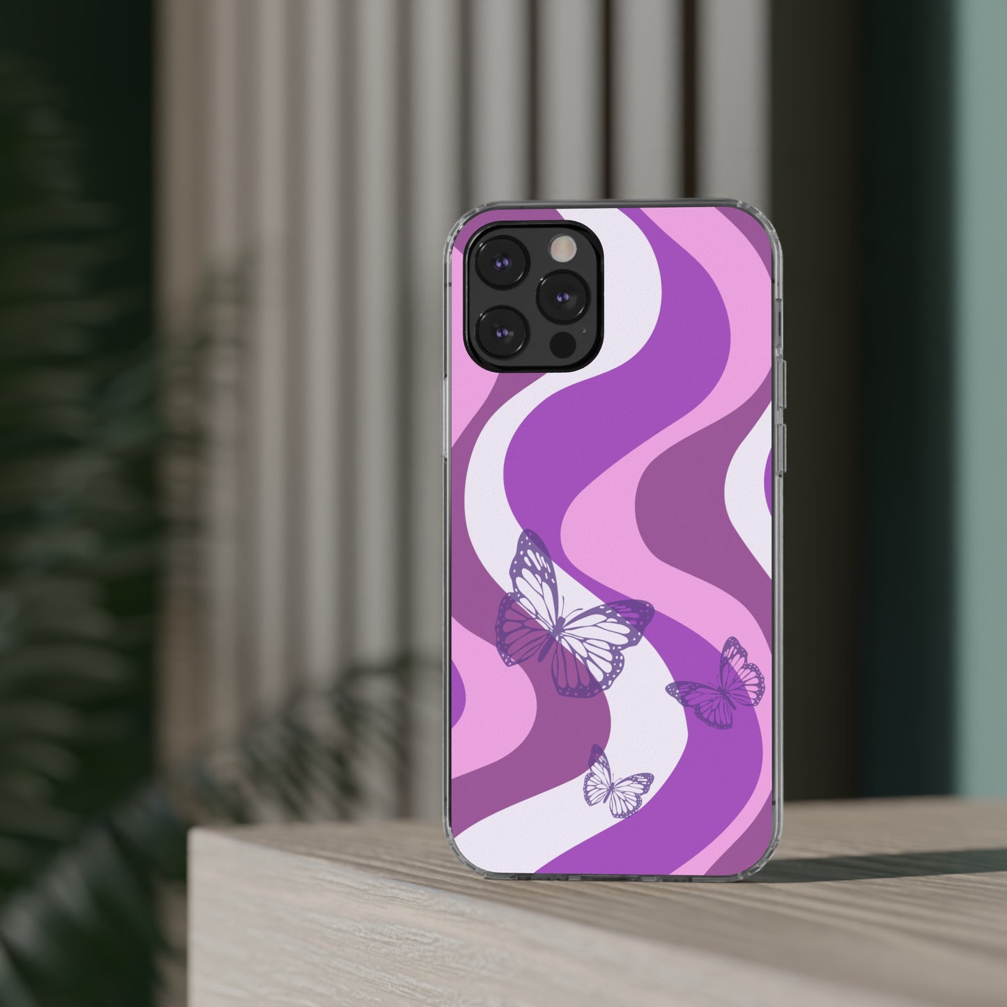 Purple Butterfly iPhone Case