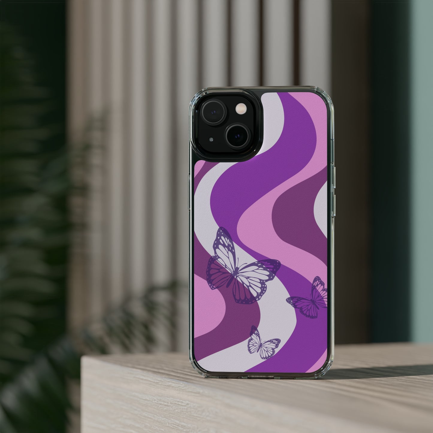 Purple Butterfly iPhone Case