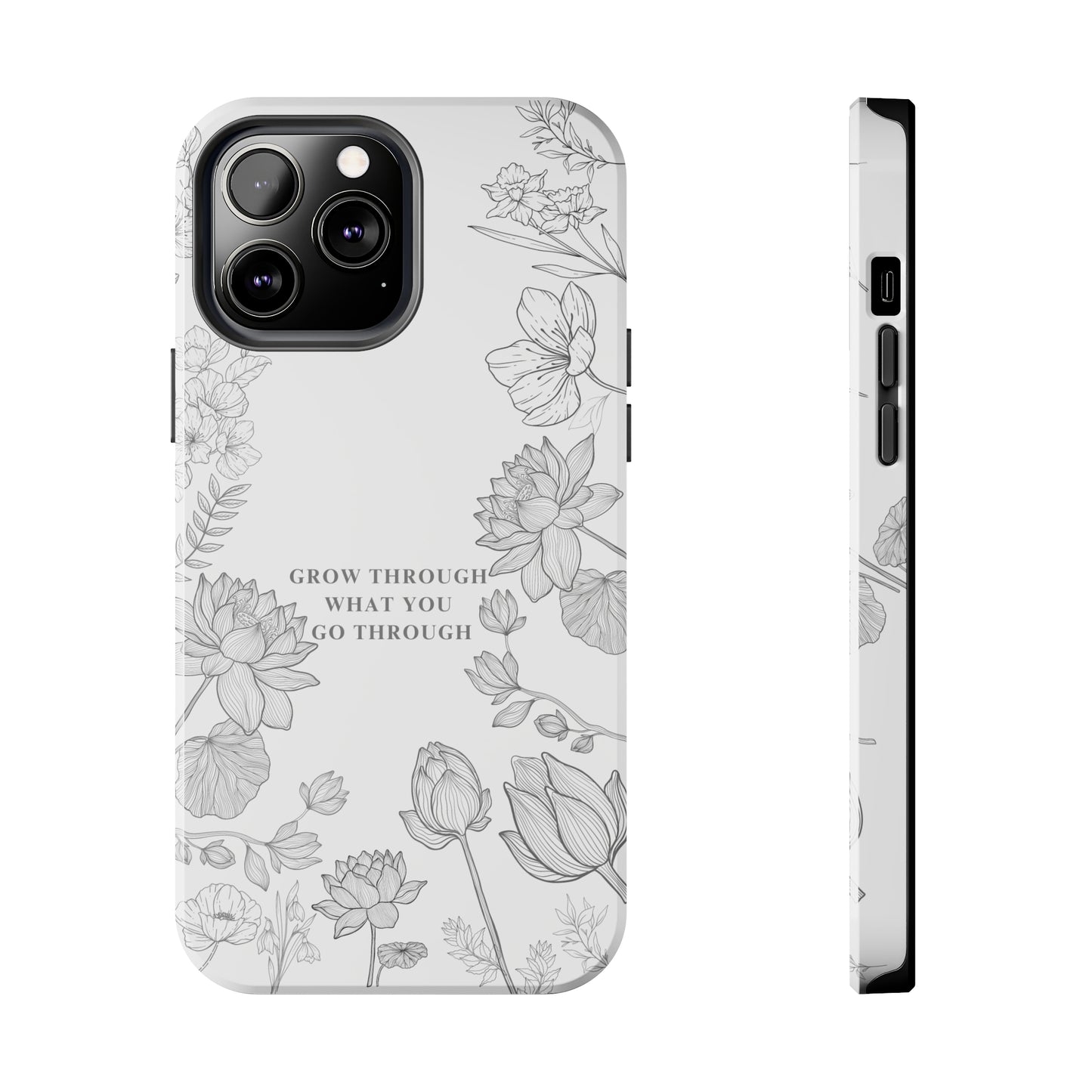 Flower Stencil iPhone Case