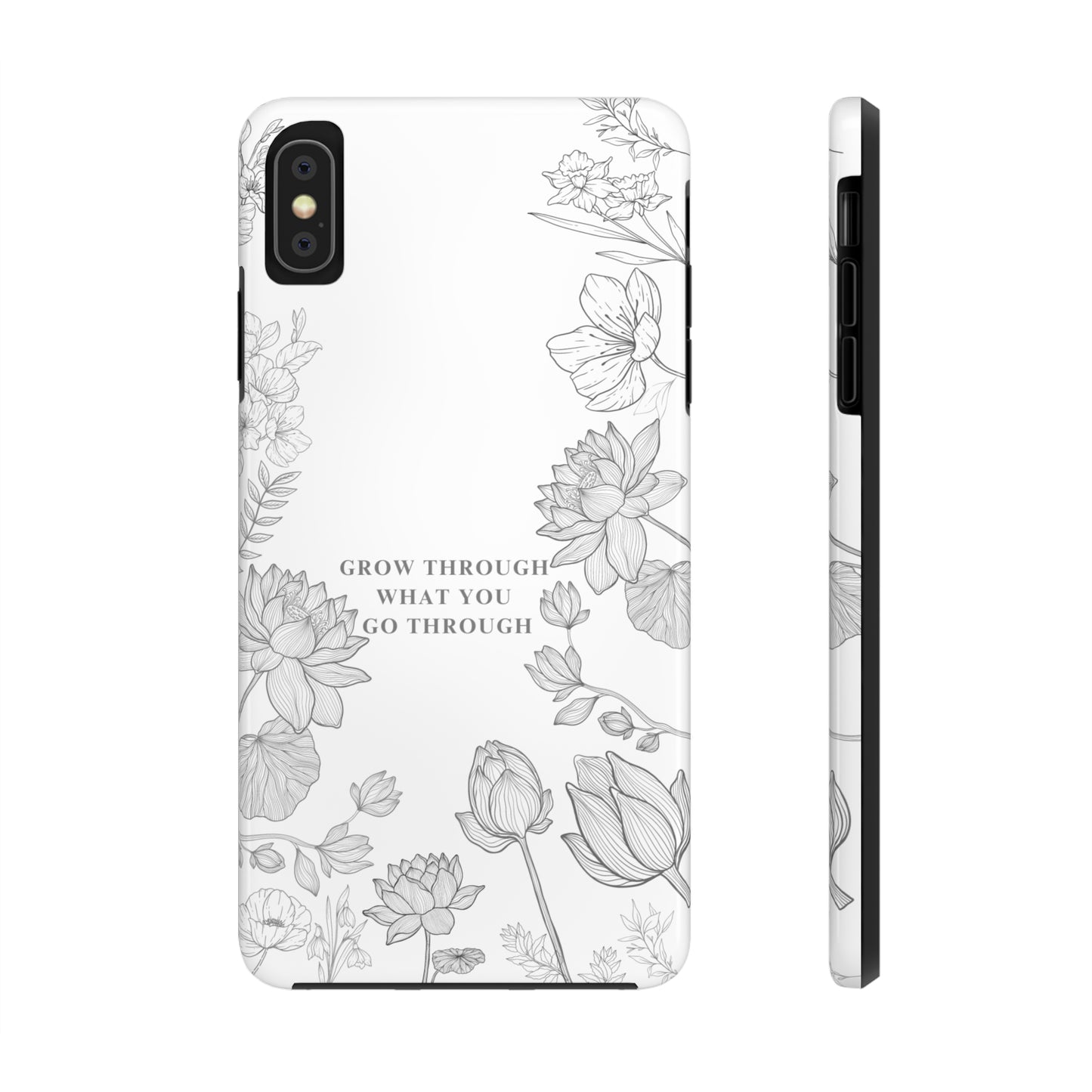 Flower Stencil iPhone Case