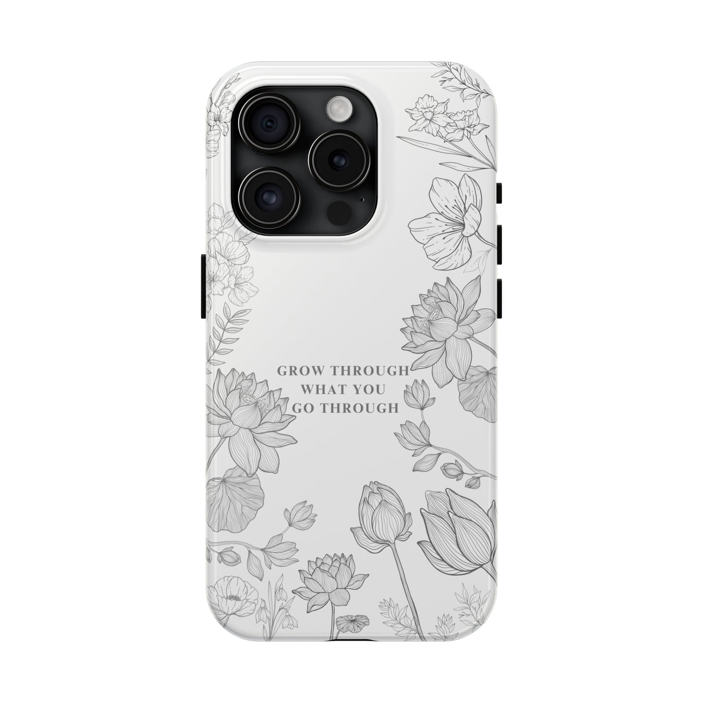 Flower Stencil iPhone Case