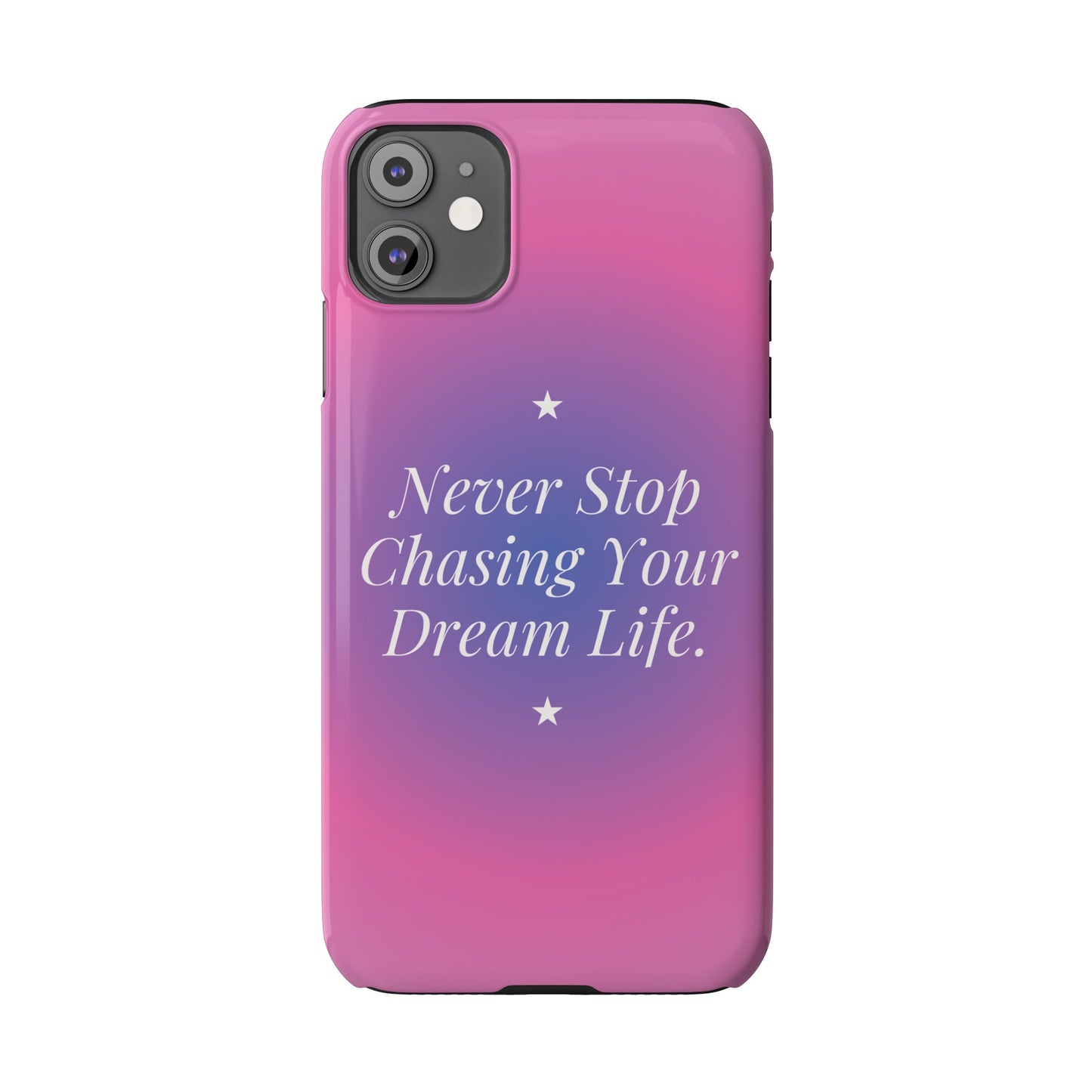 Never Stop iPhone Case