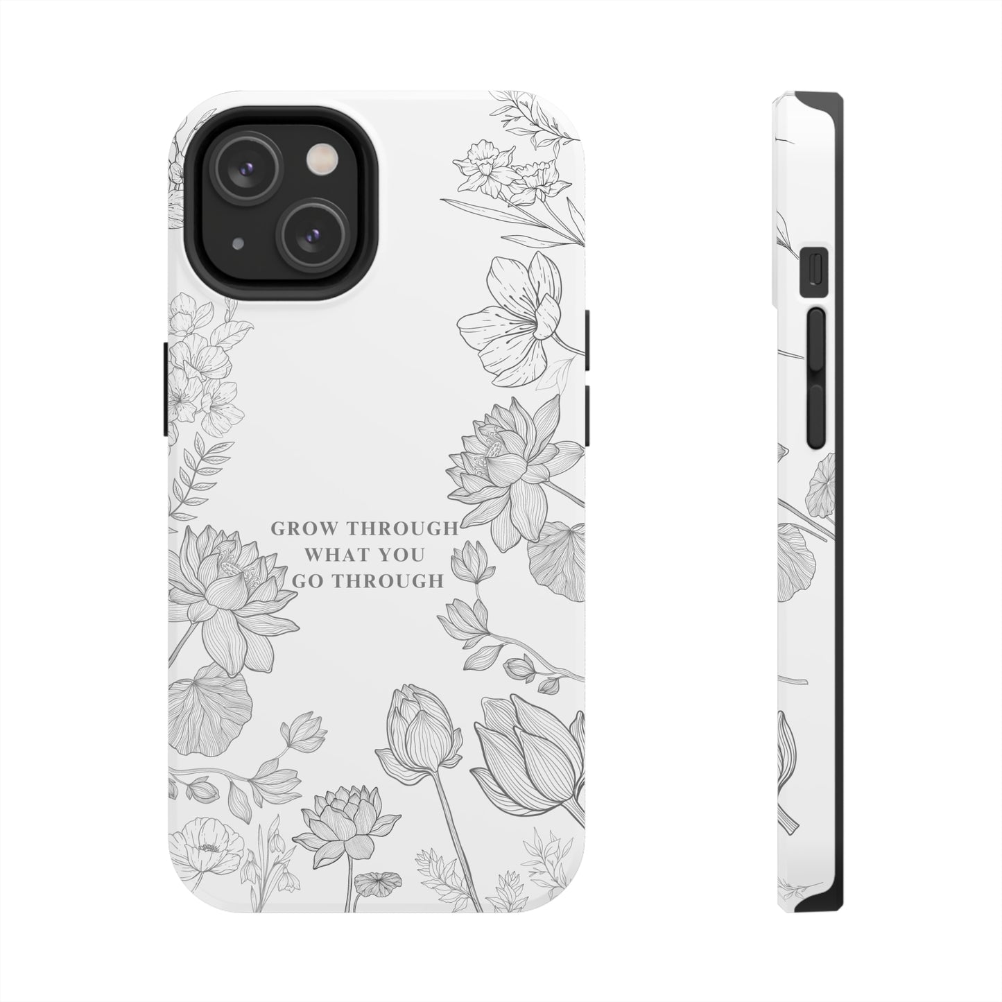 Flower Stencil iPhone Case