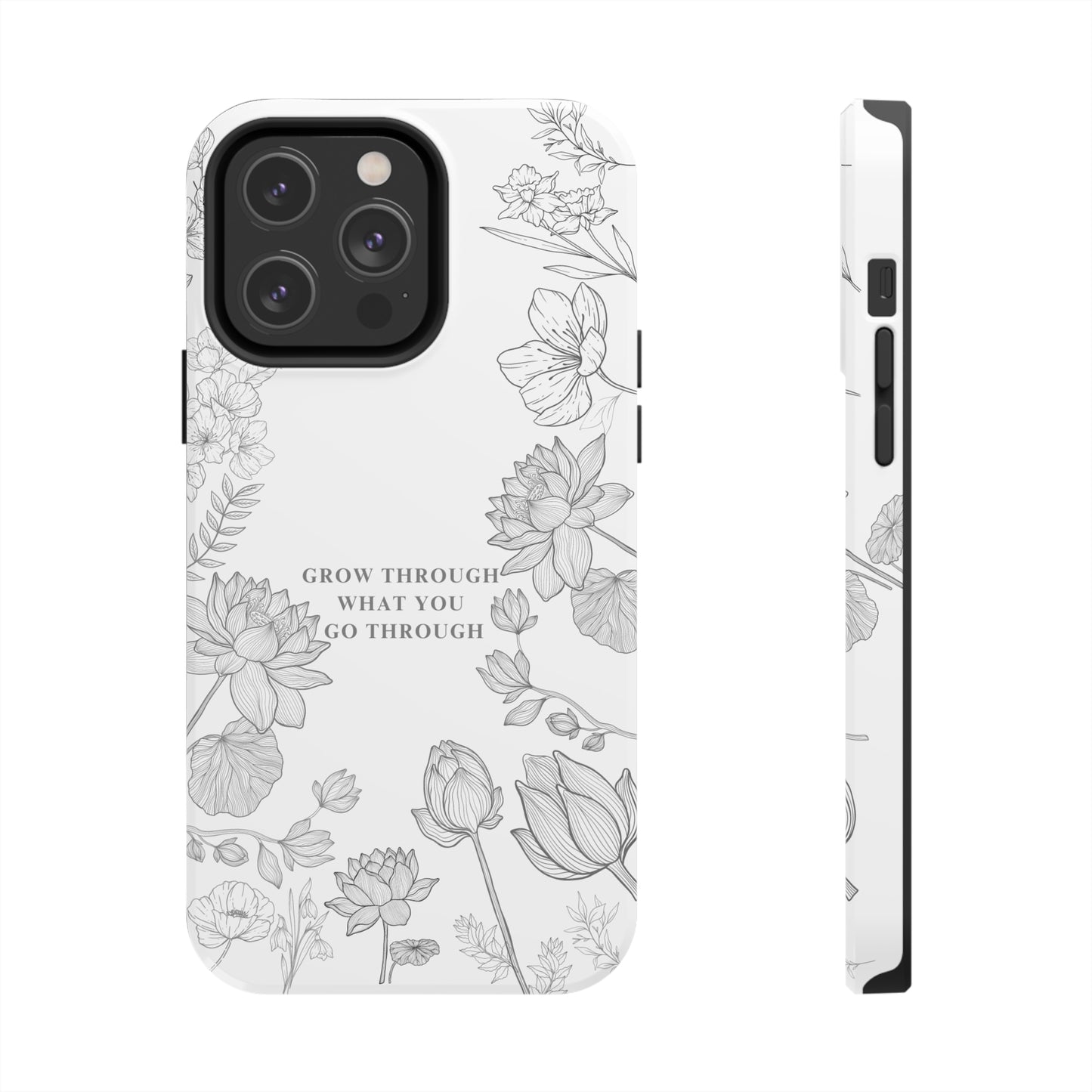 Flower Stencil iPhone Case