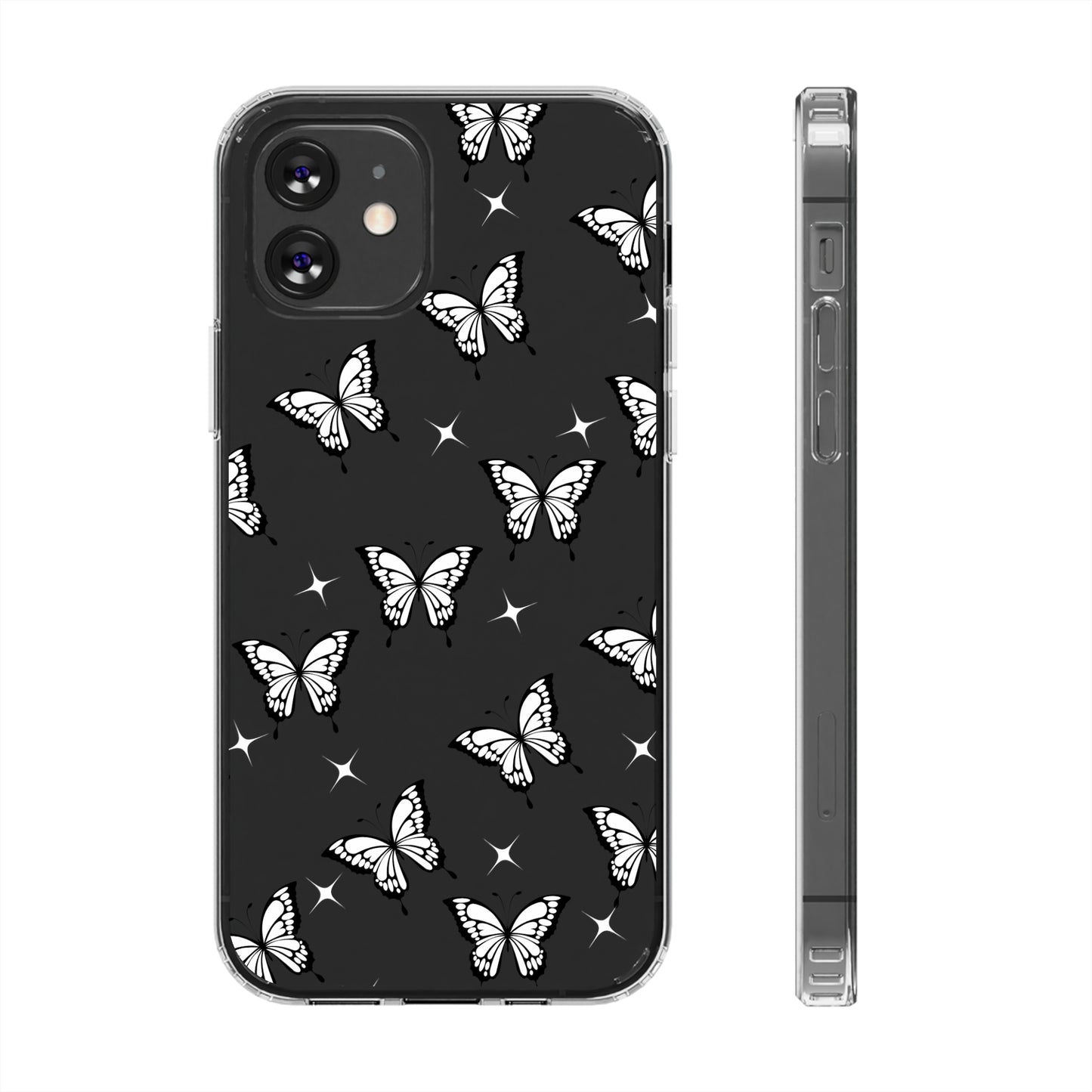 Clear Butterfly iPhone Caae