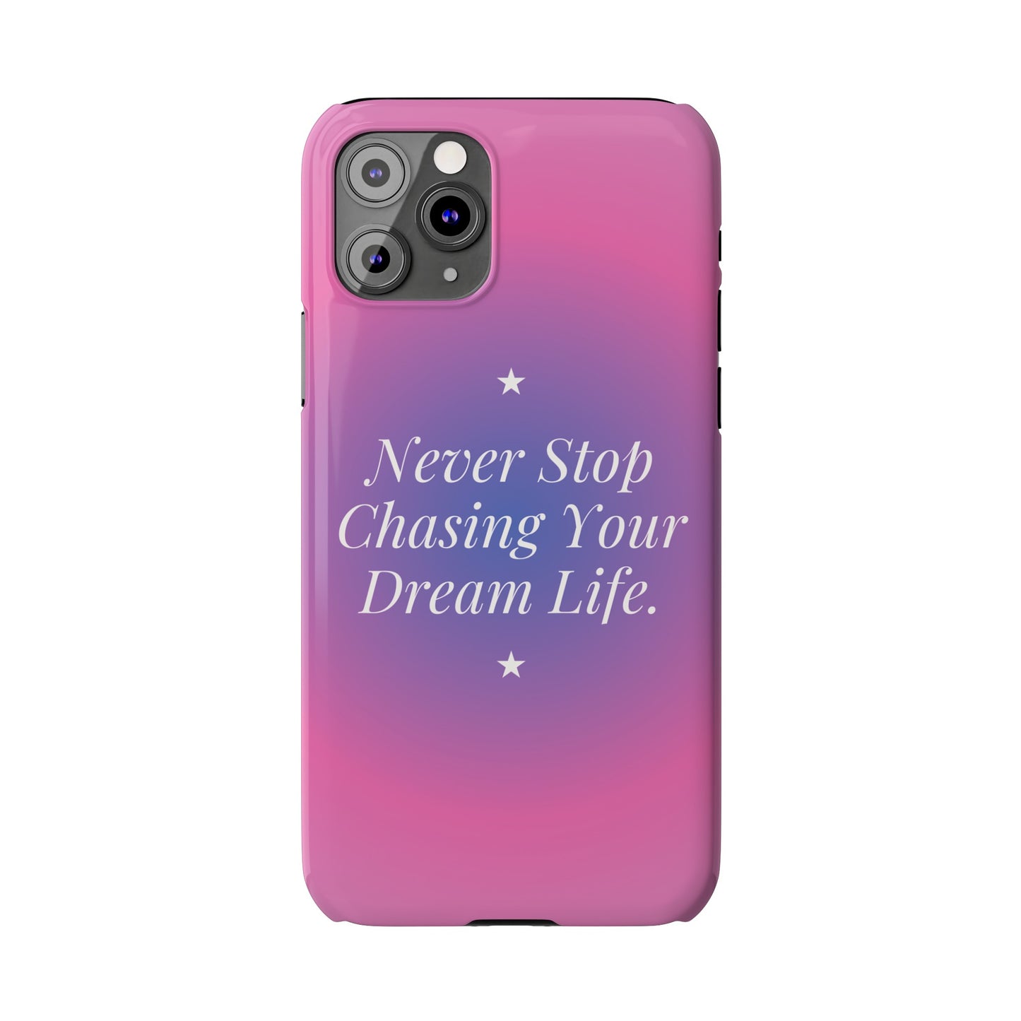 Never Stop iPhone Case