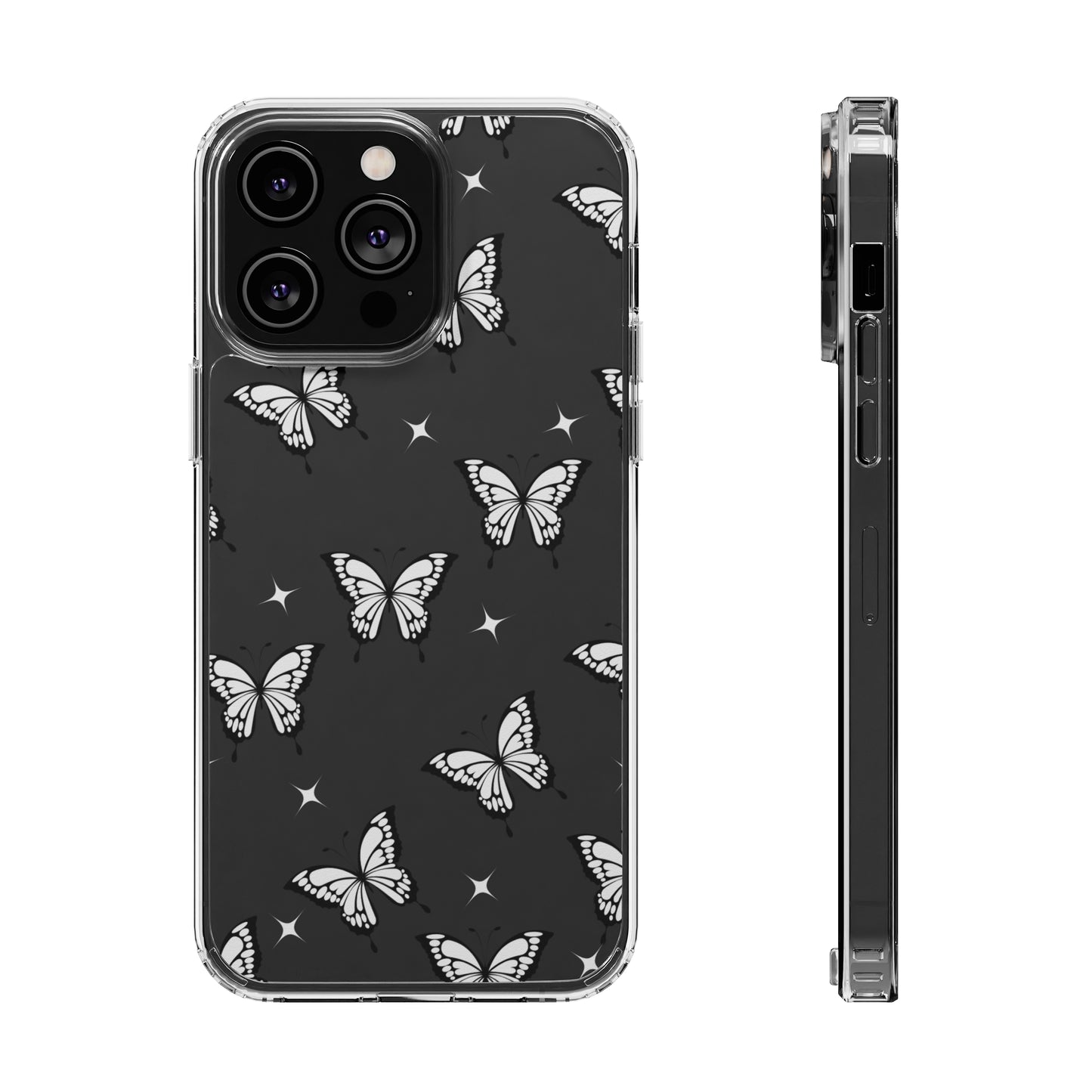 Clear Butterfly iPhone Caae