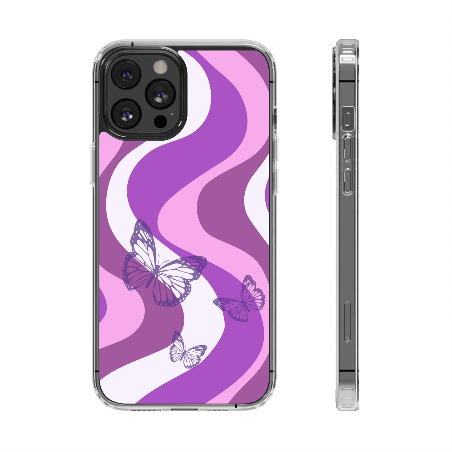 Purple Butterfly iPhone Case