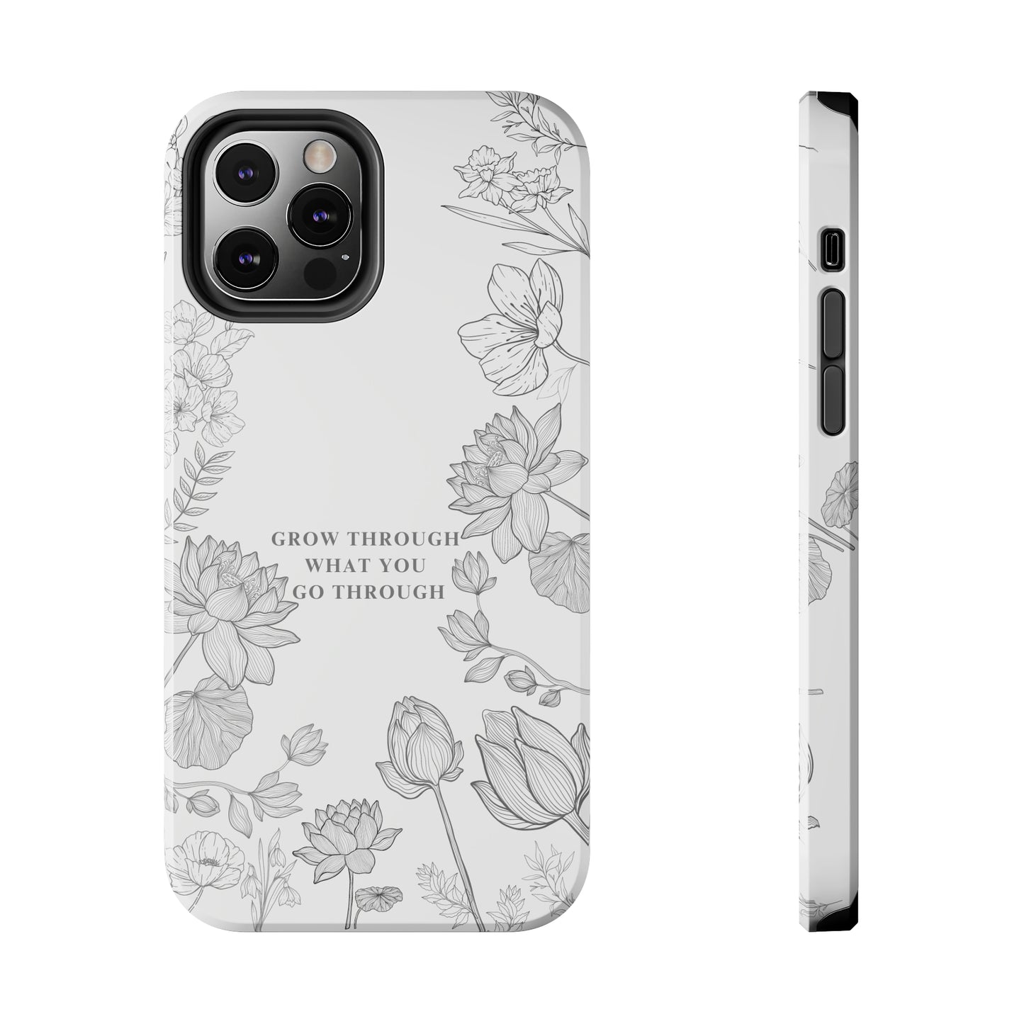 Flower Stencil iPhone Case