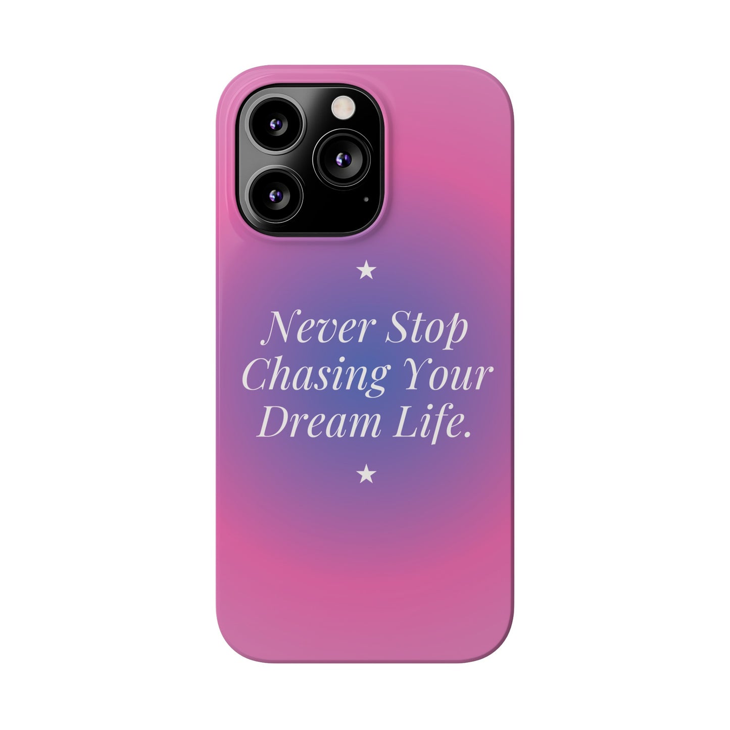 Never Stop iPhone Case