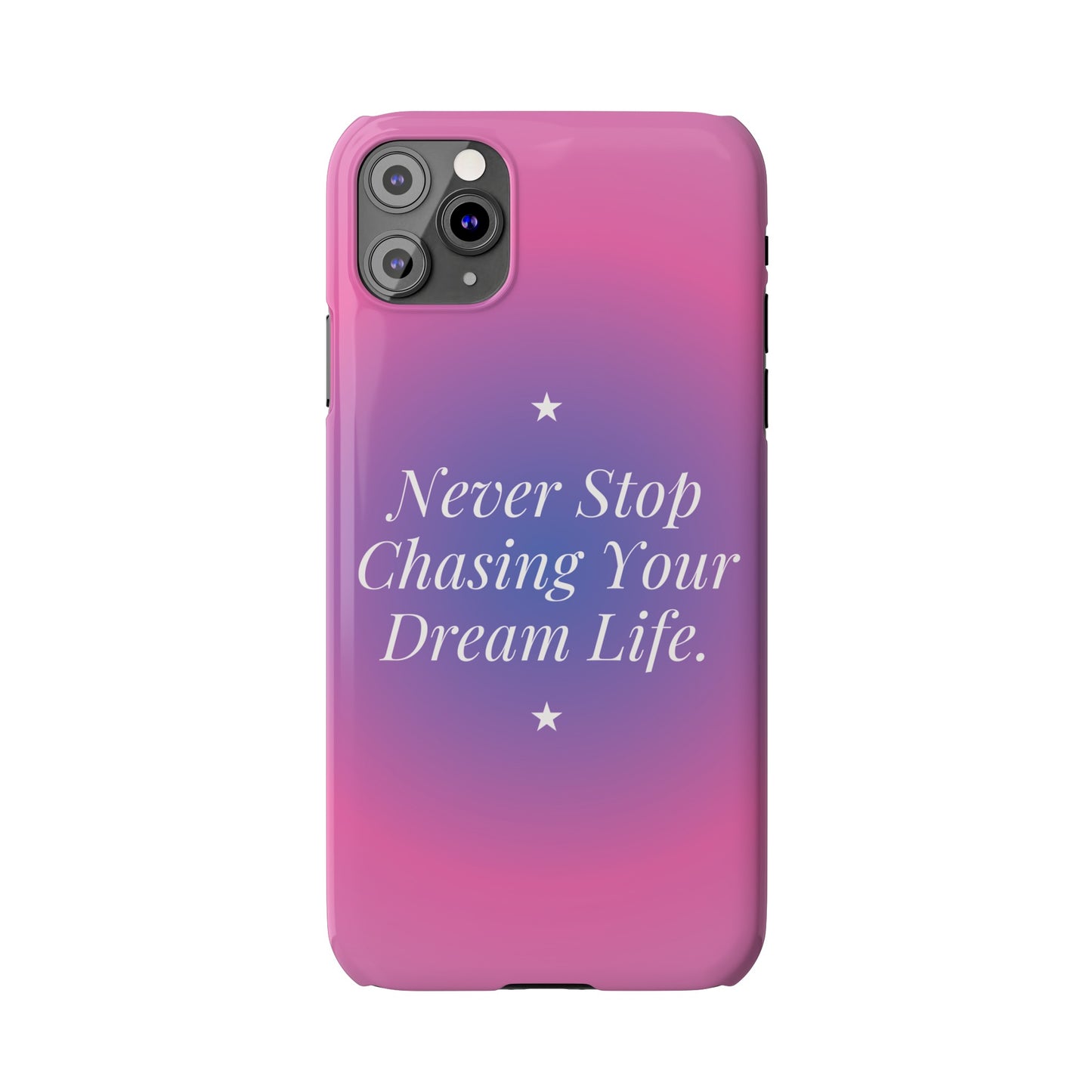 Never Stop iPhone Case