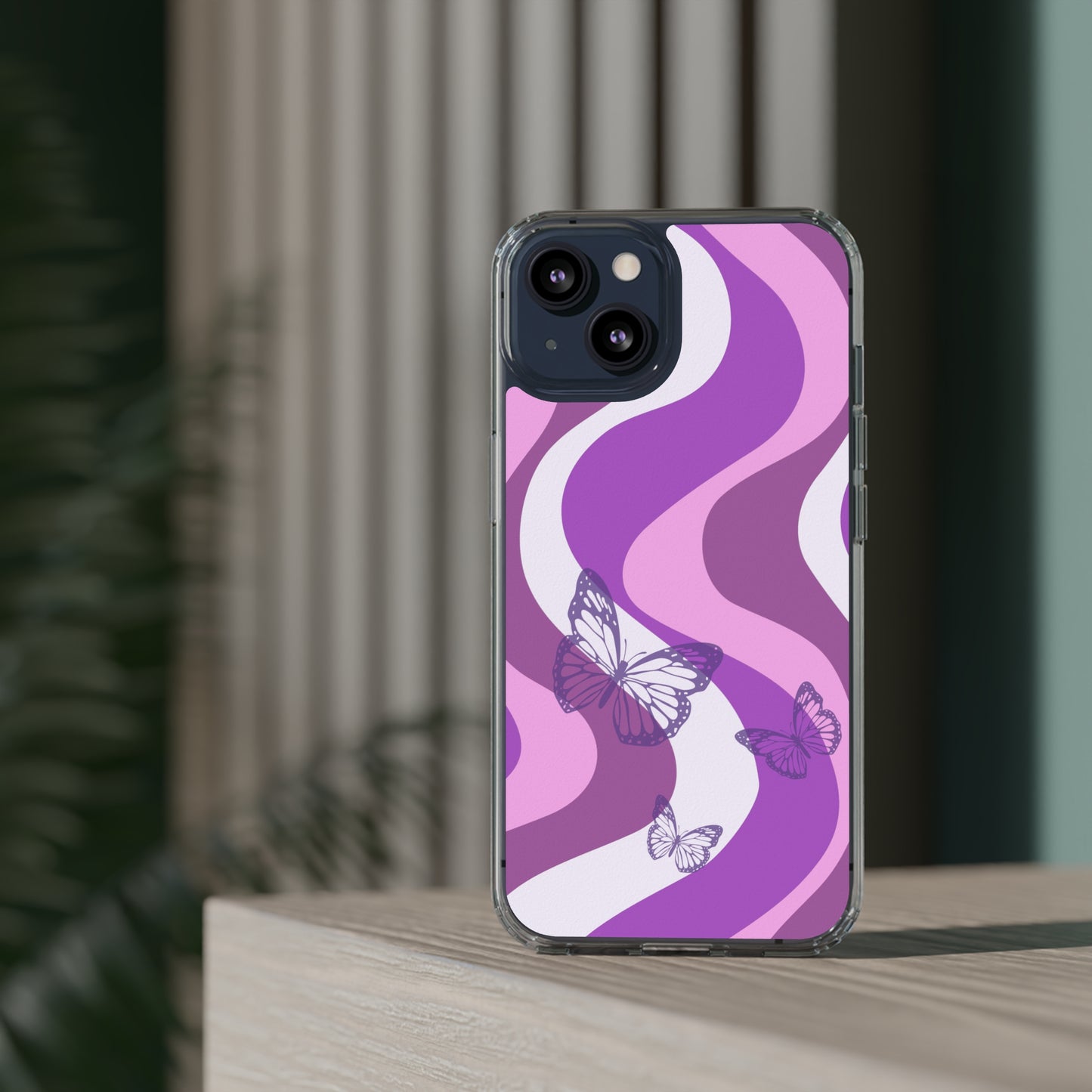 Purple Butterfly iPhone Case